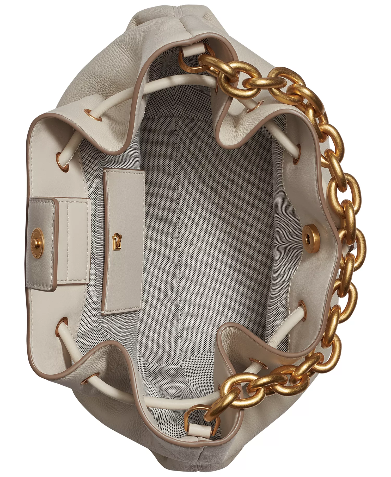 Lyndon Drawstring Crossbody Bag - Sand - NO SIZE