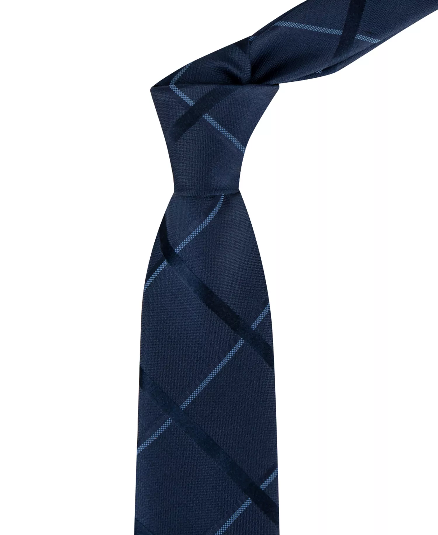 Men's Isabella Grid Tie - Navy - ONE SIZE