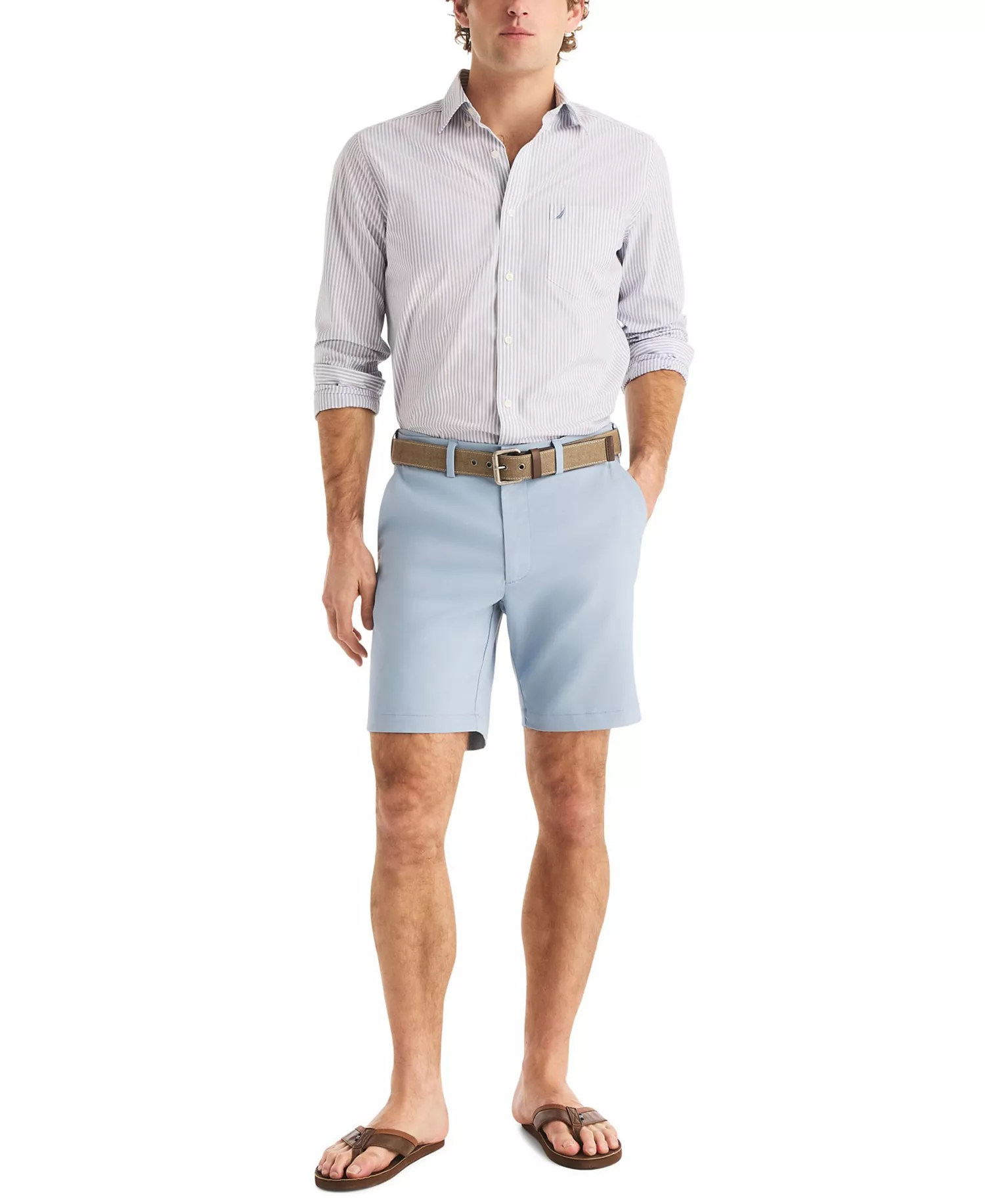 Men's 8.5" Slim-Fit Shorts - Anchor Blue - 30