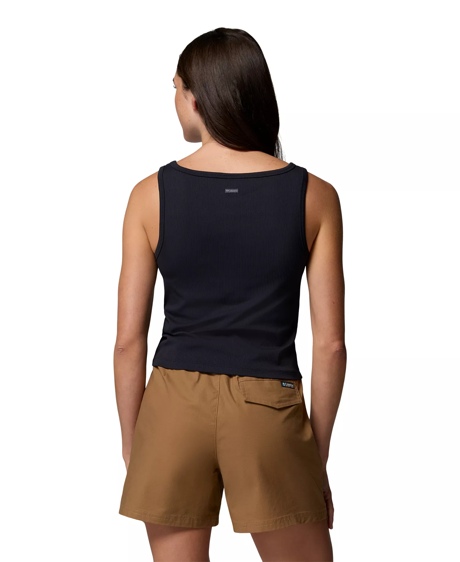 Women's Pinetown Canyon Rib Tank Top - Black - L