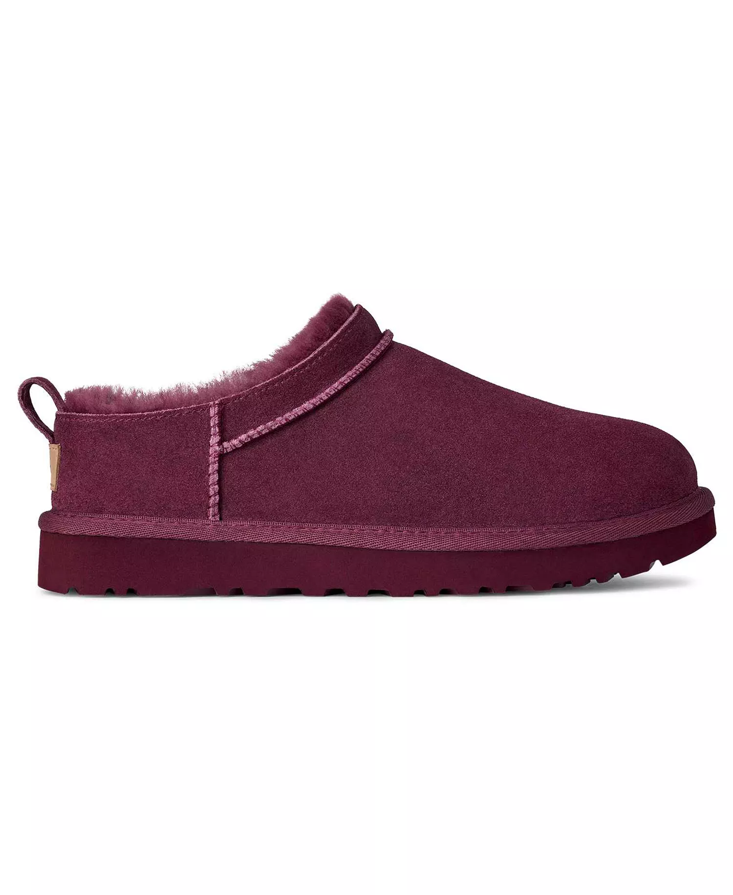UGG Women's Classic Micro Pull Tab Booties - Burnt Magenta - 5M