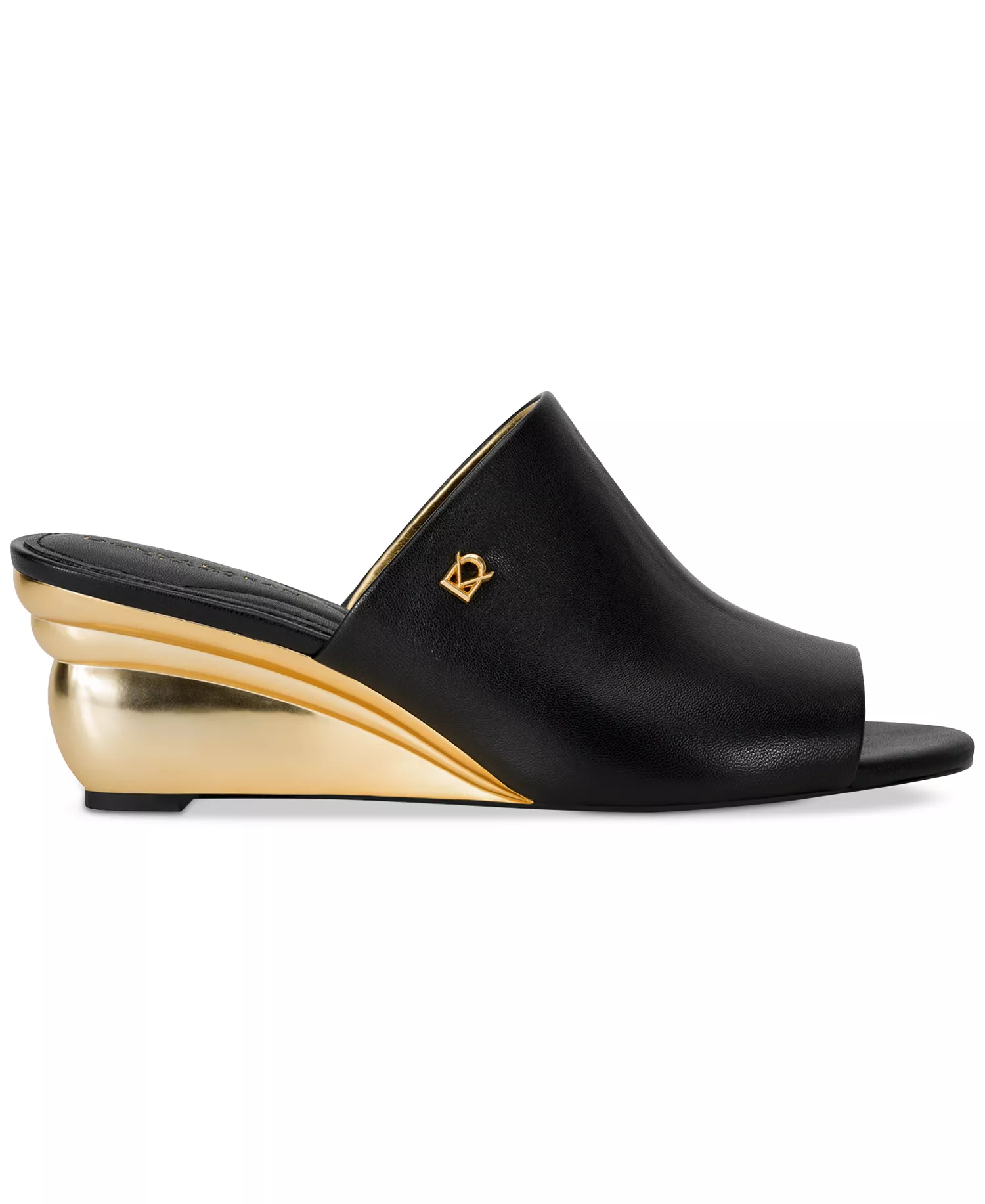 Women's Donna Slide Wedge Sandals - Black - 11M