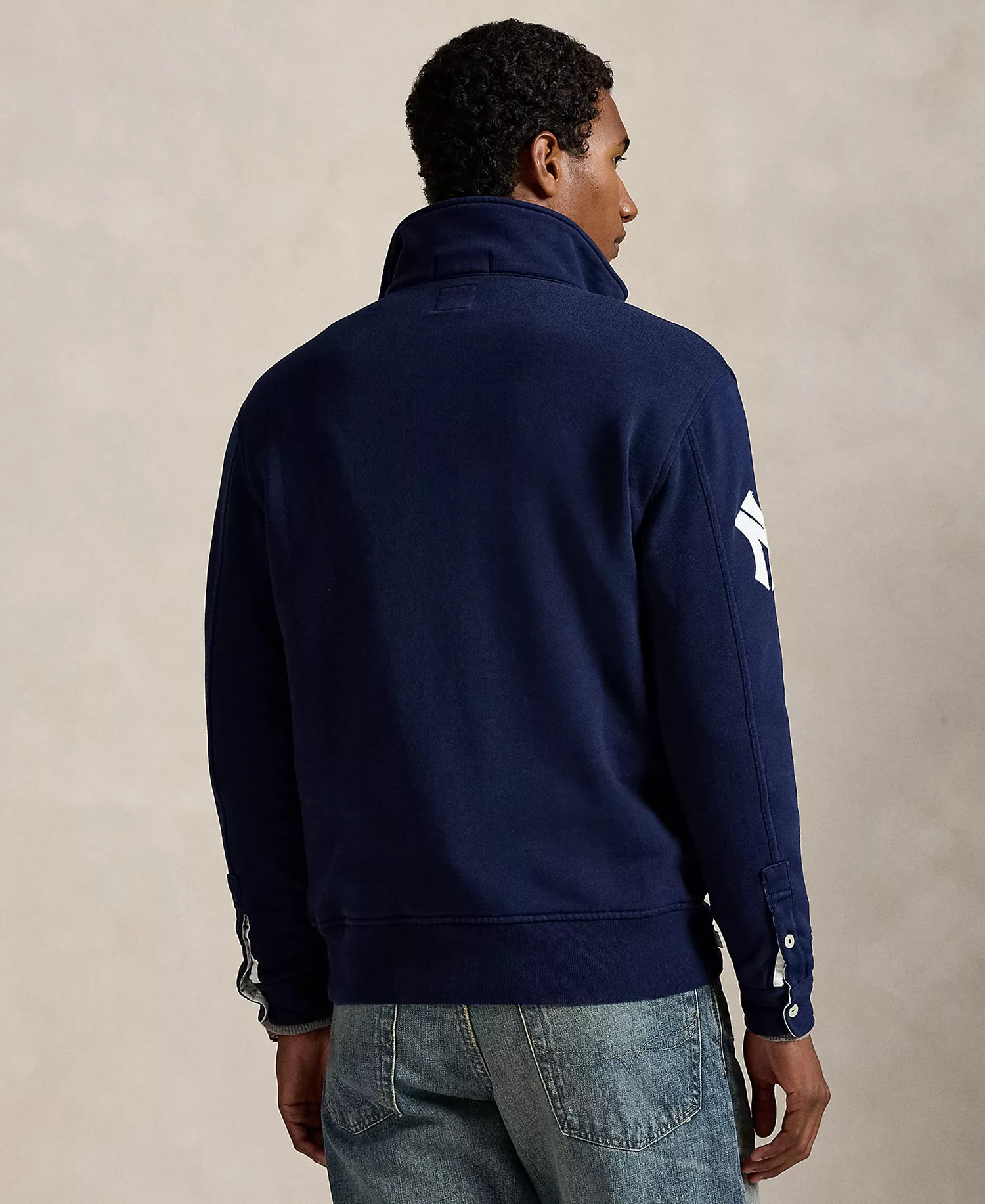 Men's Long-Sleeve Sweatshirt - Cruise Navy - 2XL