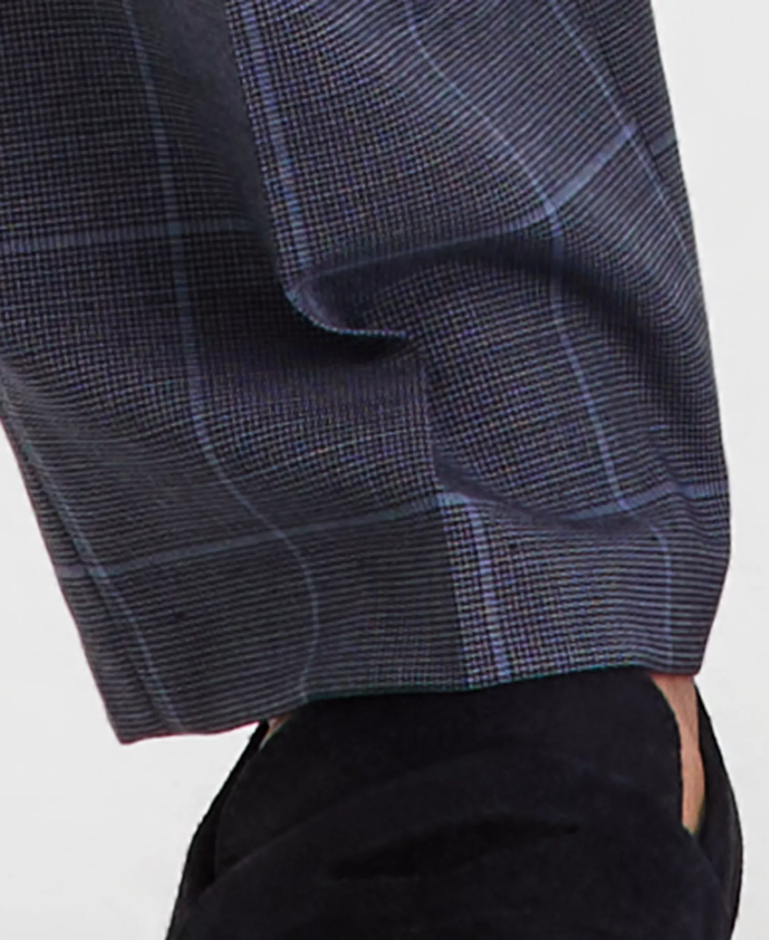 Men's Modern-Fit Suit Trousers - Blue - 30x30