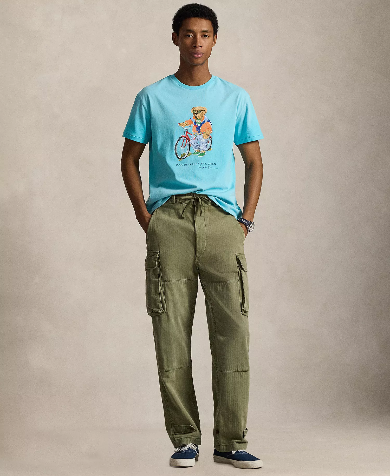 Men's Bears Short-Sleeve T-Shirt - Turquoise - 2XL