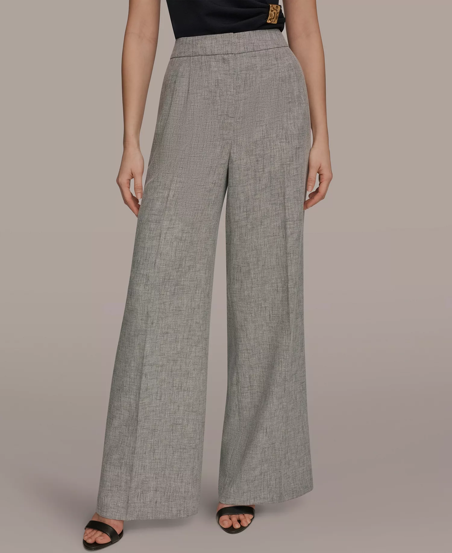 Women's High-Waist Wide Leg Pants - Turin Multi - 0
