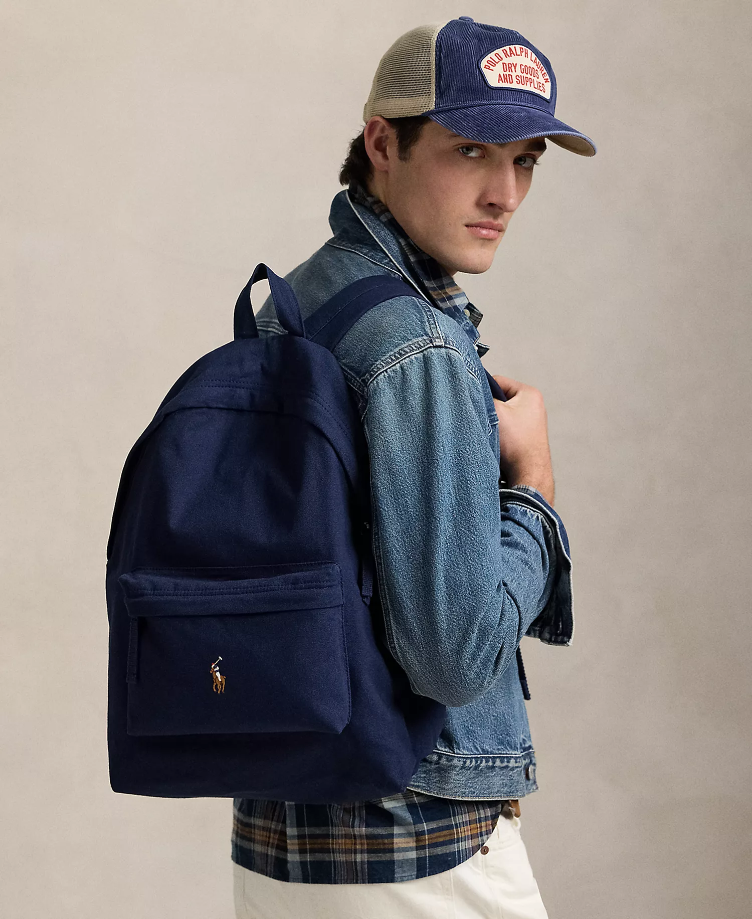 Men's Canvas Backpack - Newport Navy - No Size