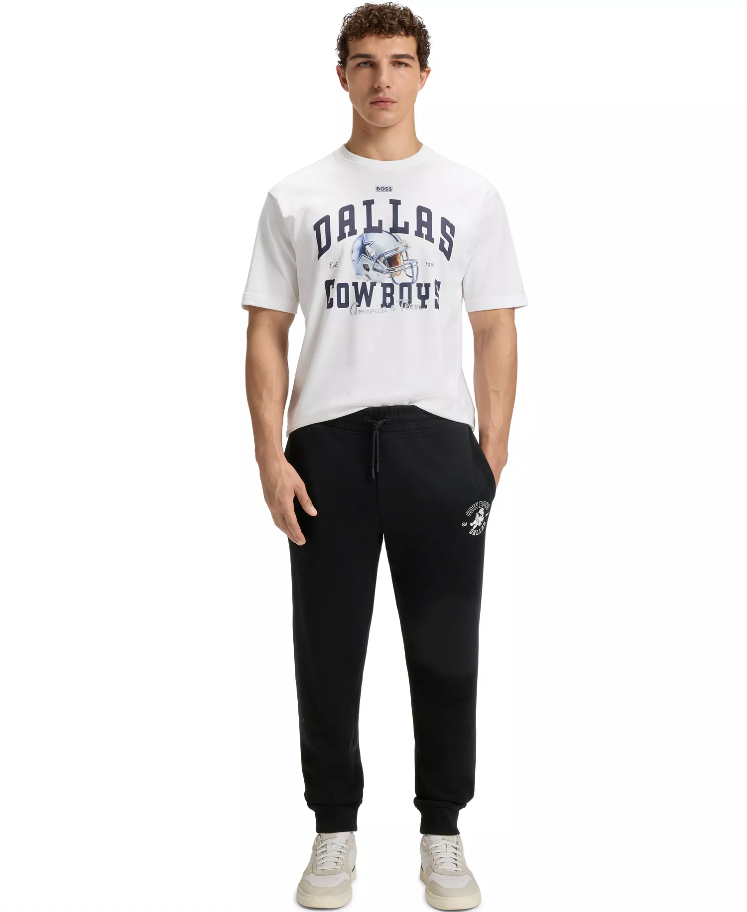 BOSS x DALLAS COWBOYS Logo Tracksuit Pants - Black - 2XL