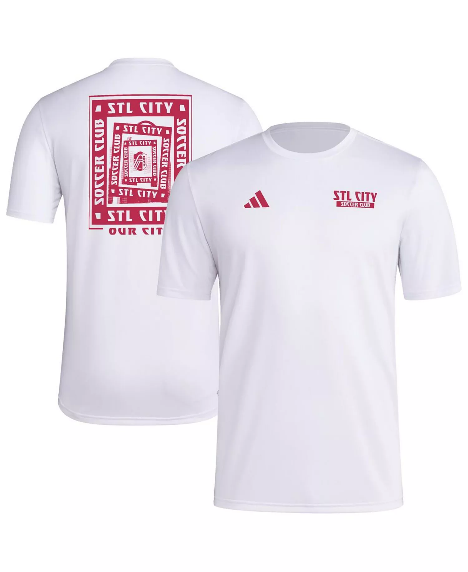 Men's White St. Louis City SC Local Wrap T-Shirt - White - L