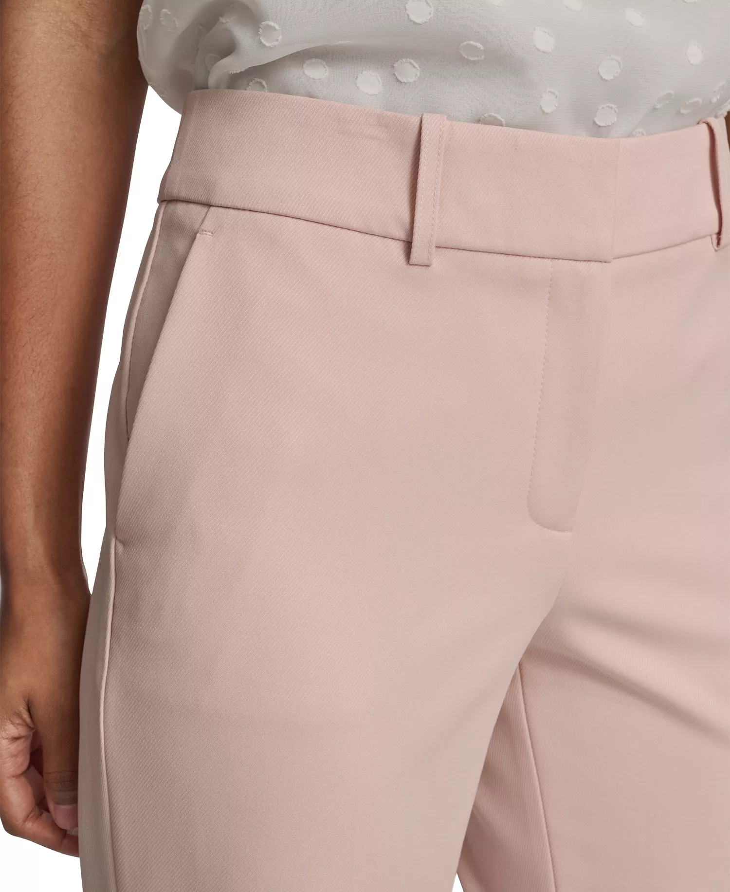 Women's Solid Bootcut Trouser Pants - Evening Sand - 0