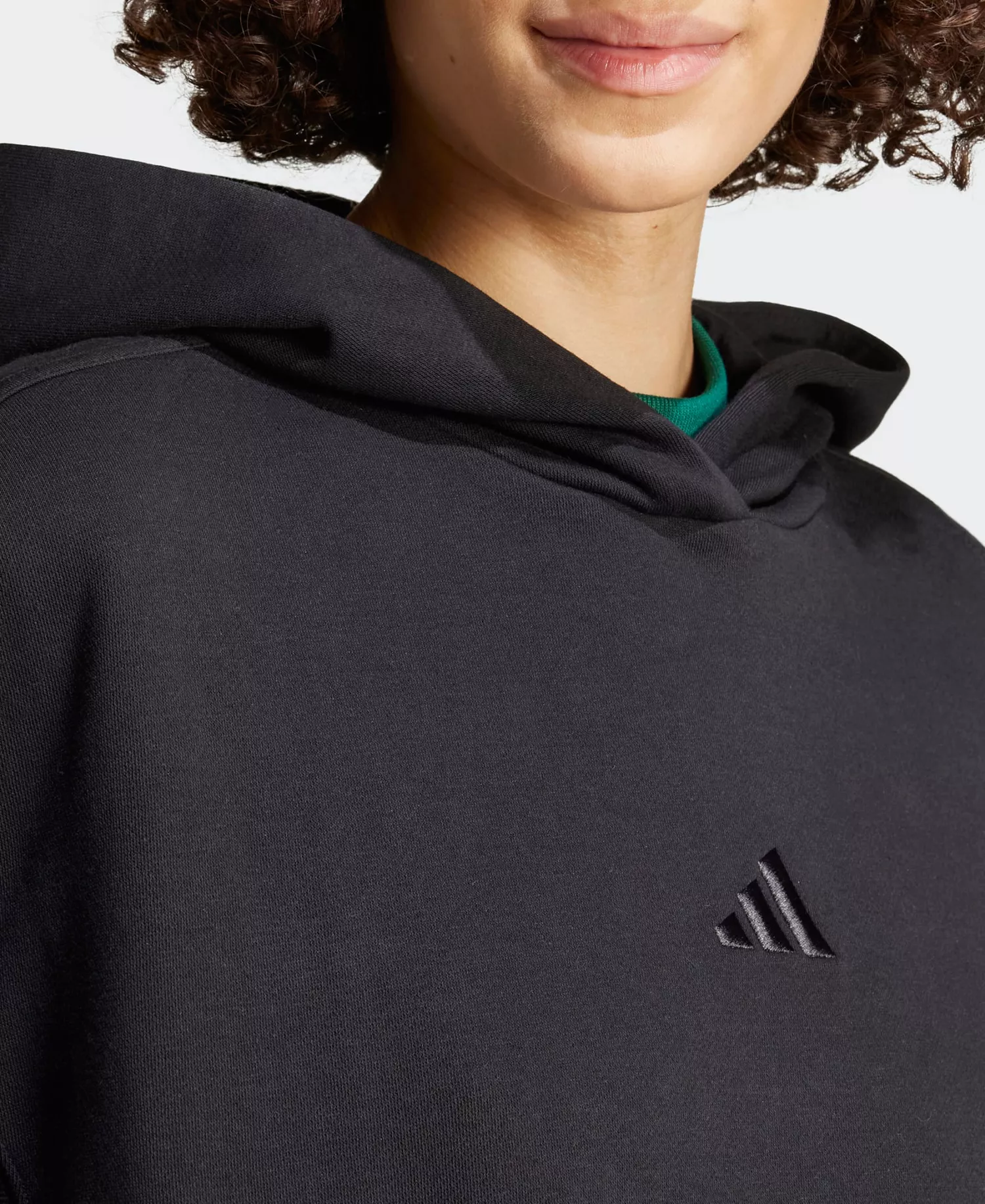 Women's All SZN Fleece Boyfriend Hoodie - Black - 2XL