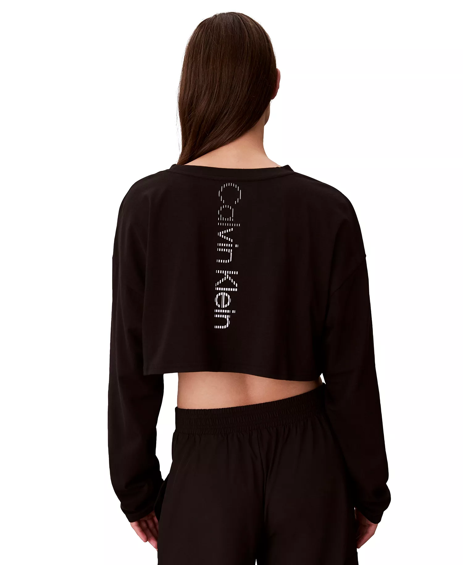 Women's Commuter Relaxed Cropped T-Shirt - Black - 2XL