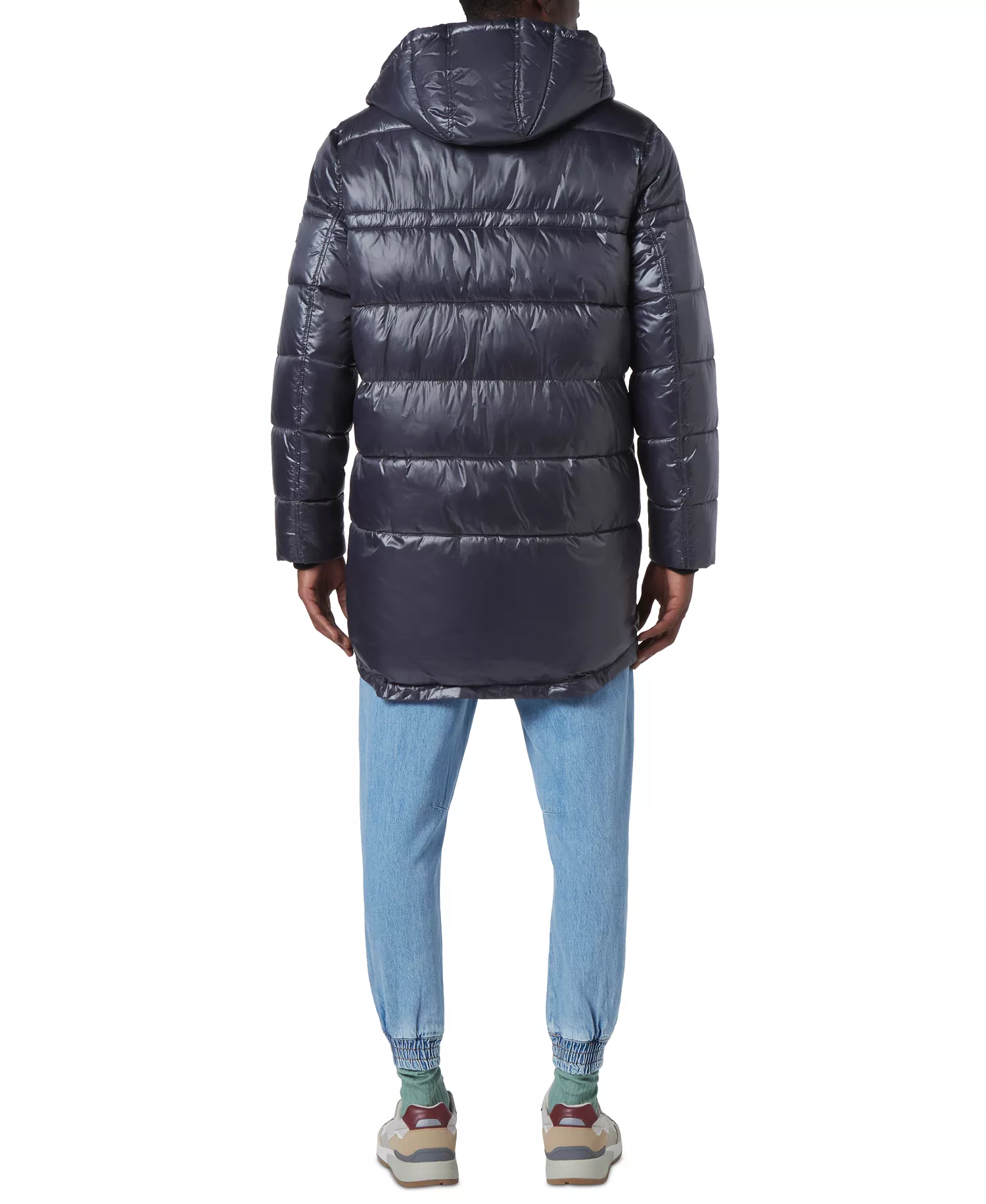 Men's Barreto Super Wet Cire Parka with Grossgrain Trim - Asphalt - L