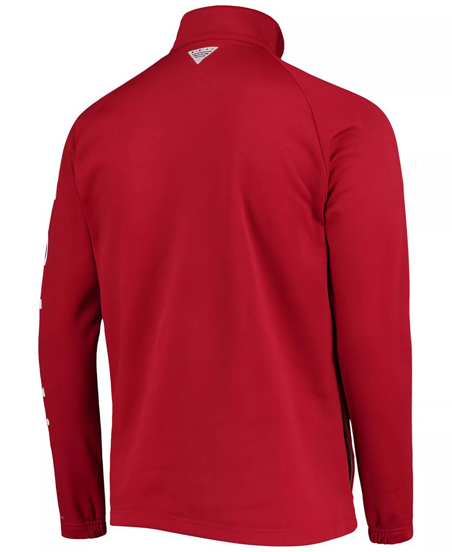Oklahoma Sooners Terminal Tackle Fleece Raglan Omni-Shade Quarter-Zip Jacket - Ok Red Vel - L
