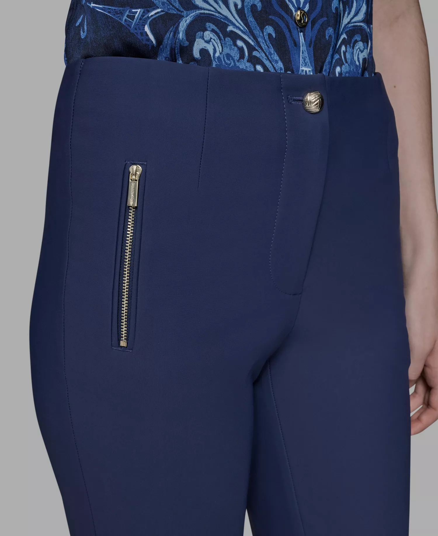 Women's Slim-Leg Compression Pants - Naval Academy - 14