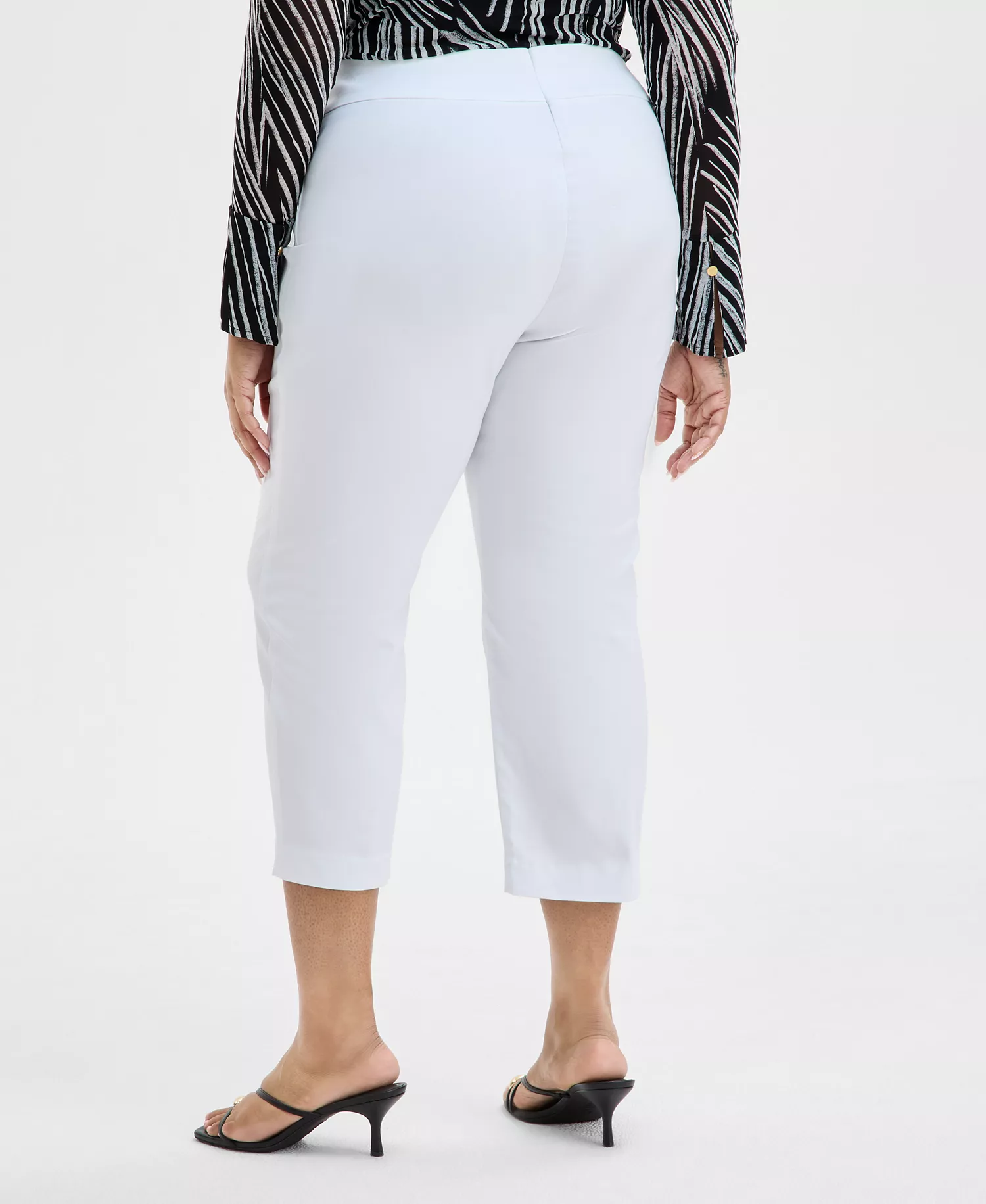 Women's Bengaline Pull-On Capri Pants, Created for Macy's - Bright White - 0