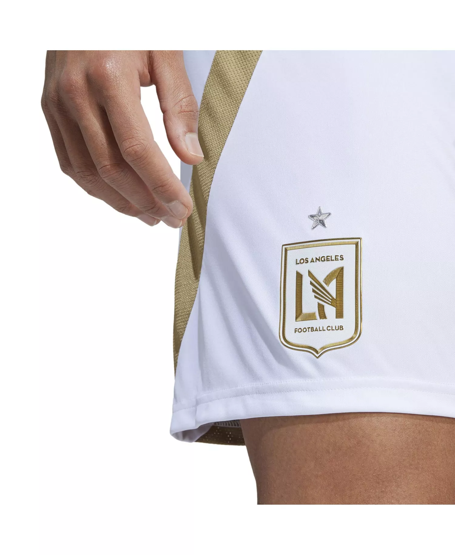 Men's White LAFC Away 2025 Secondary Authentic Shorts - White - XL