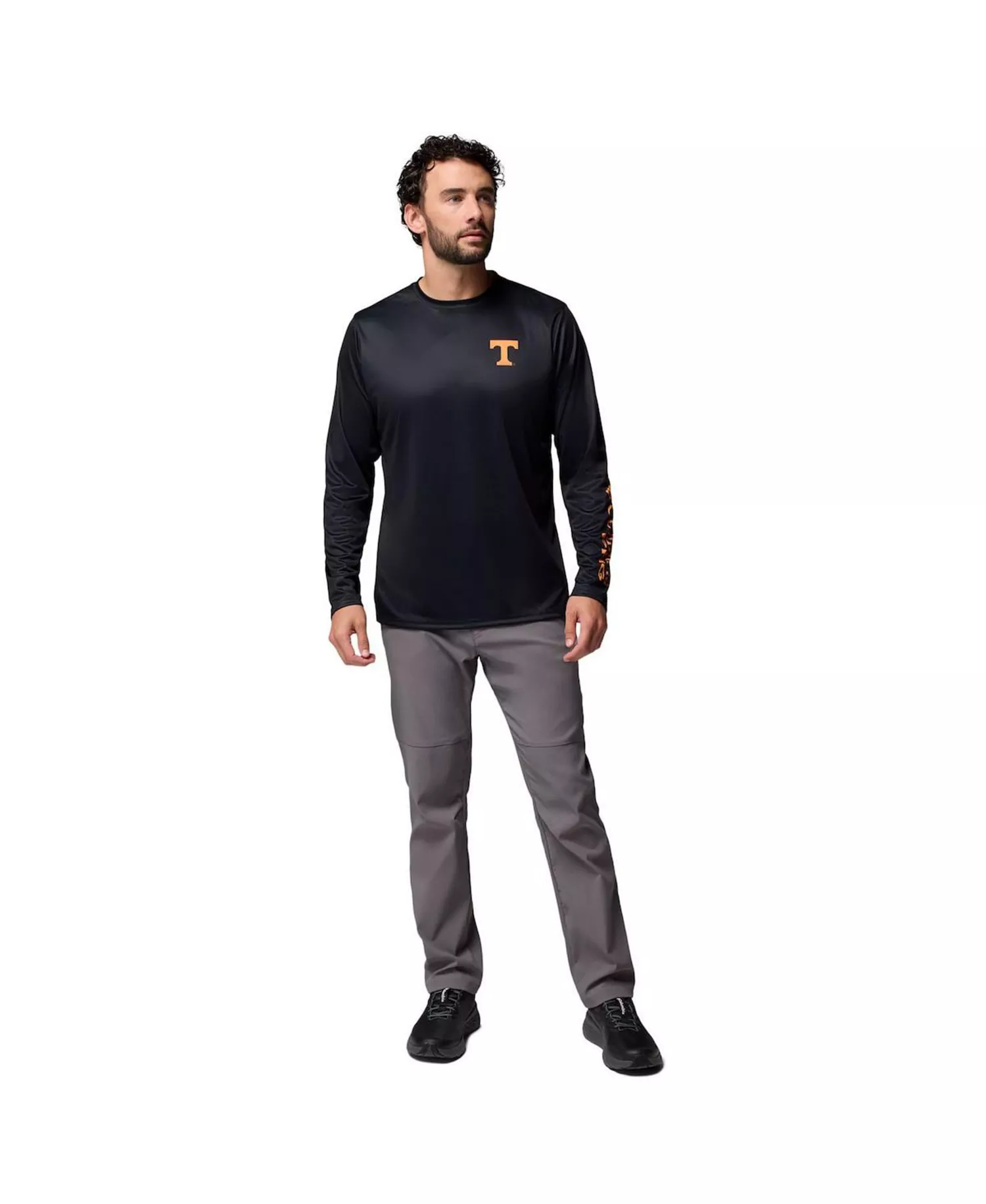 Men's Black Tennessee Volunteers PHG Terminal Shot 3-Hit Long Sleeve T-Shirt - Black - 2XL