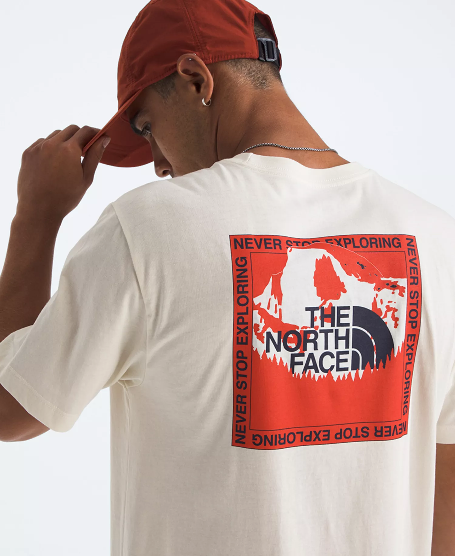 Men's Stay Exploring Short-Sleeve T-Shirt - White Dune - 2XL