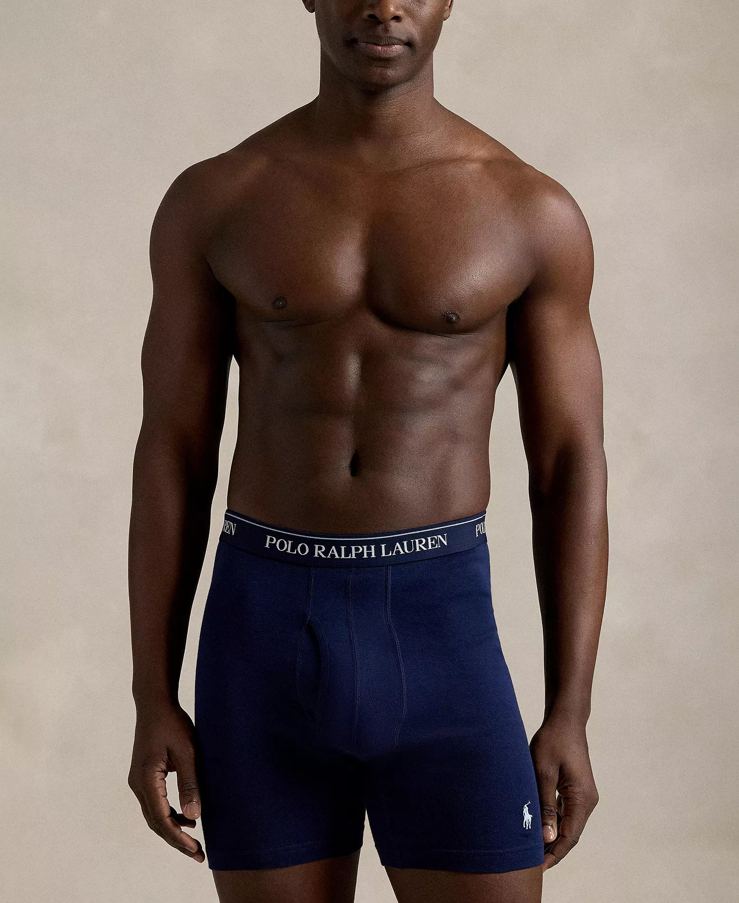 Men's Classic Boxer Briefs, 5-Pack Set - Cruise Navy/Office Blue/Fatigue/Light Green/Andover Heather - L