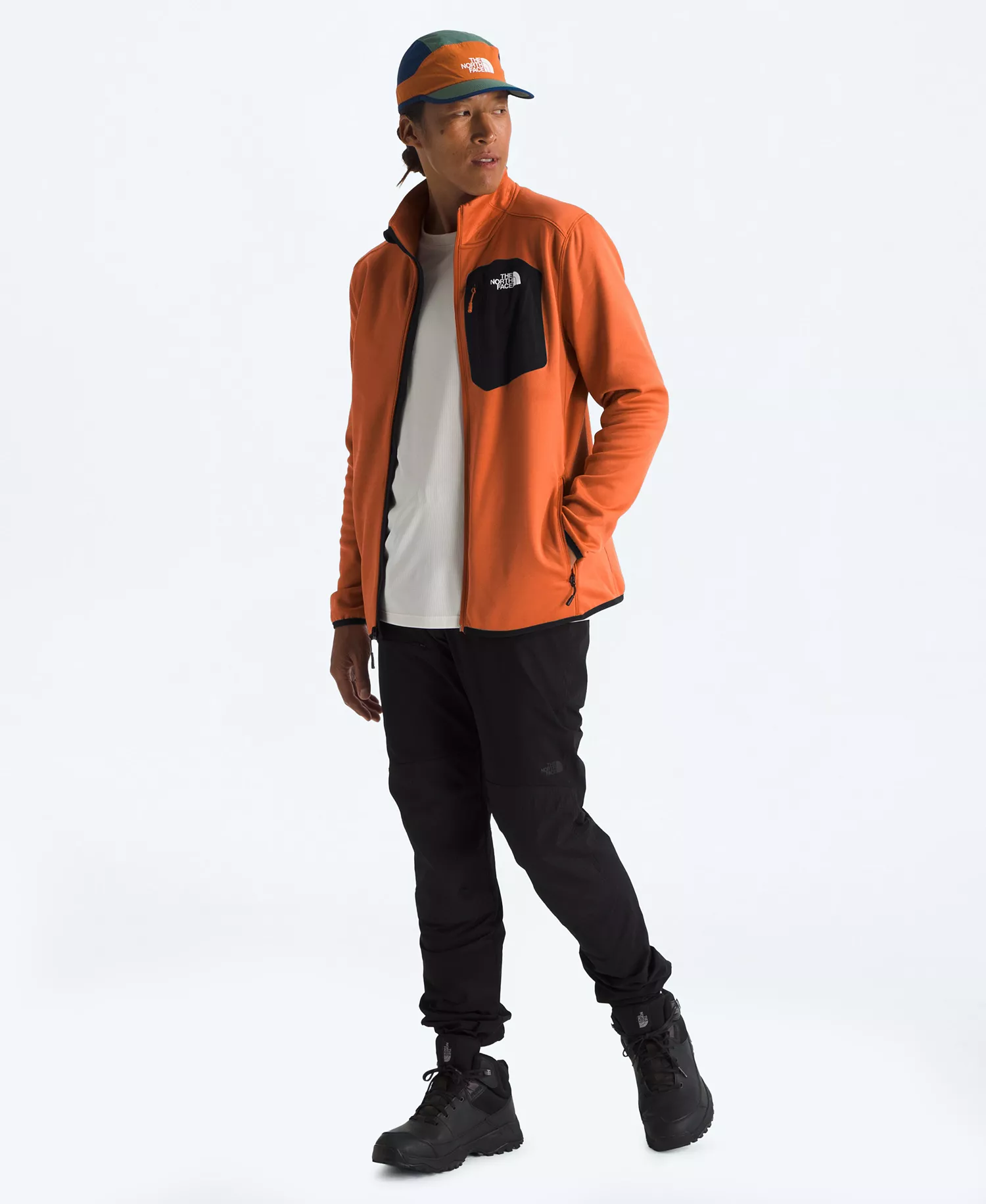 Men's Crest Regular-Fit Full-Zip Jacket - Iron Clay/Black - 2XL