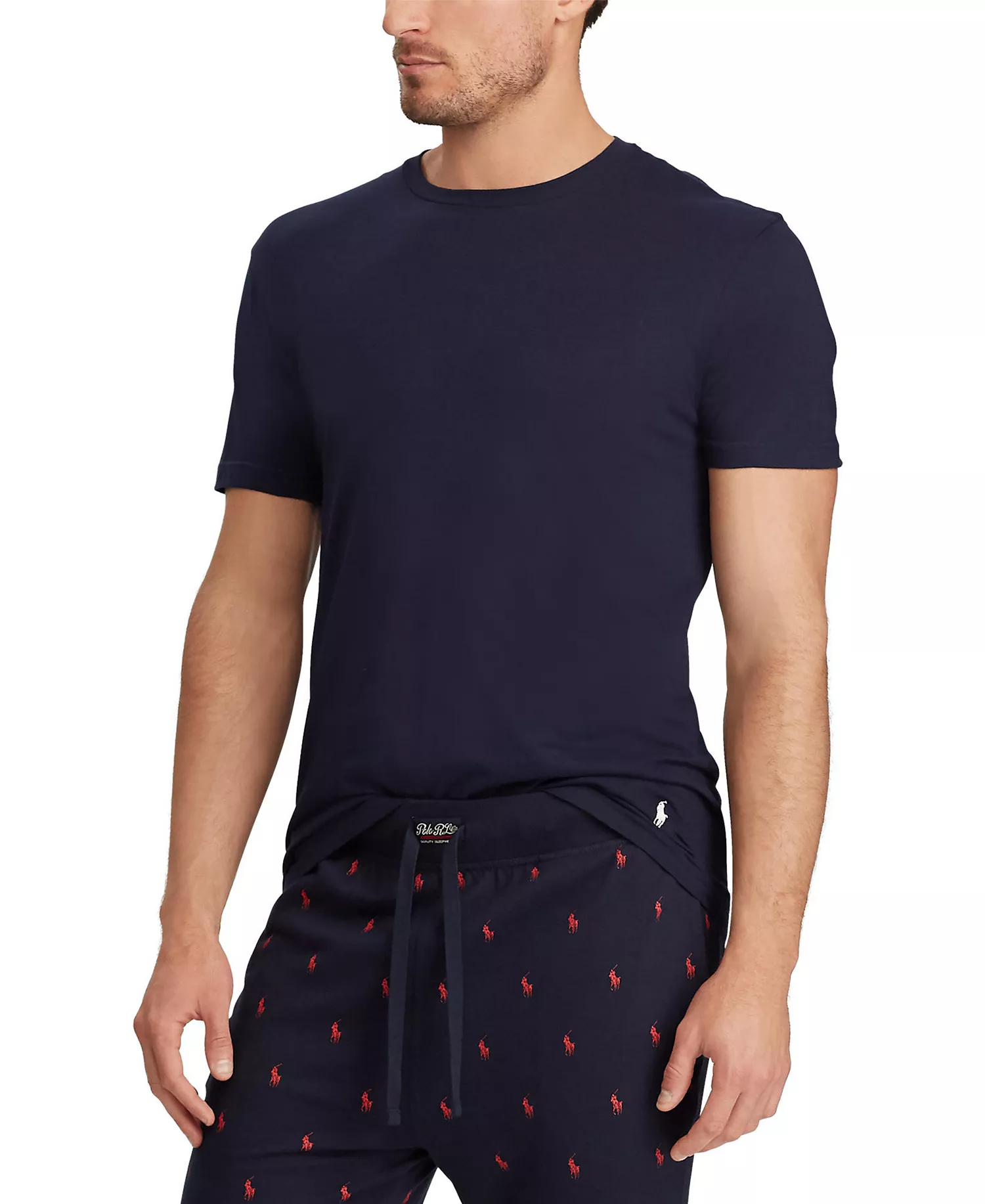 Men's 3-Pack Slim Fit Crewneck Undershirt - Andover / Bali Blue / Cruise Navy - L