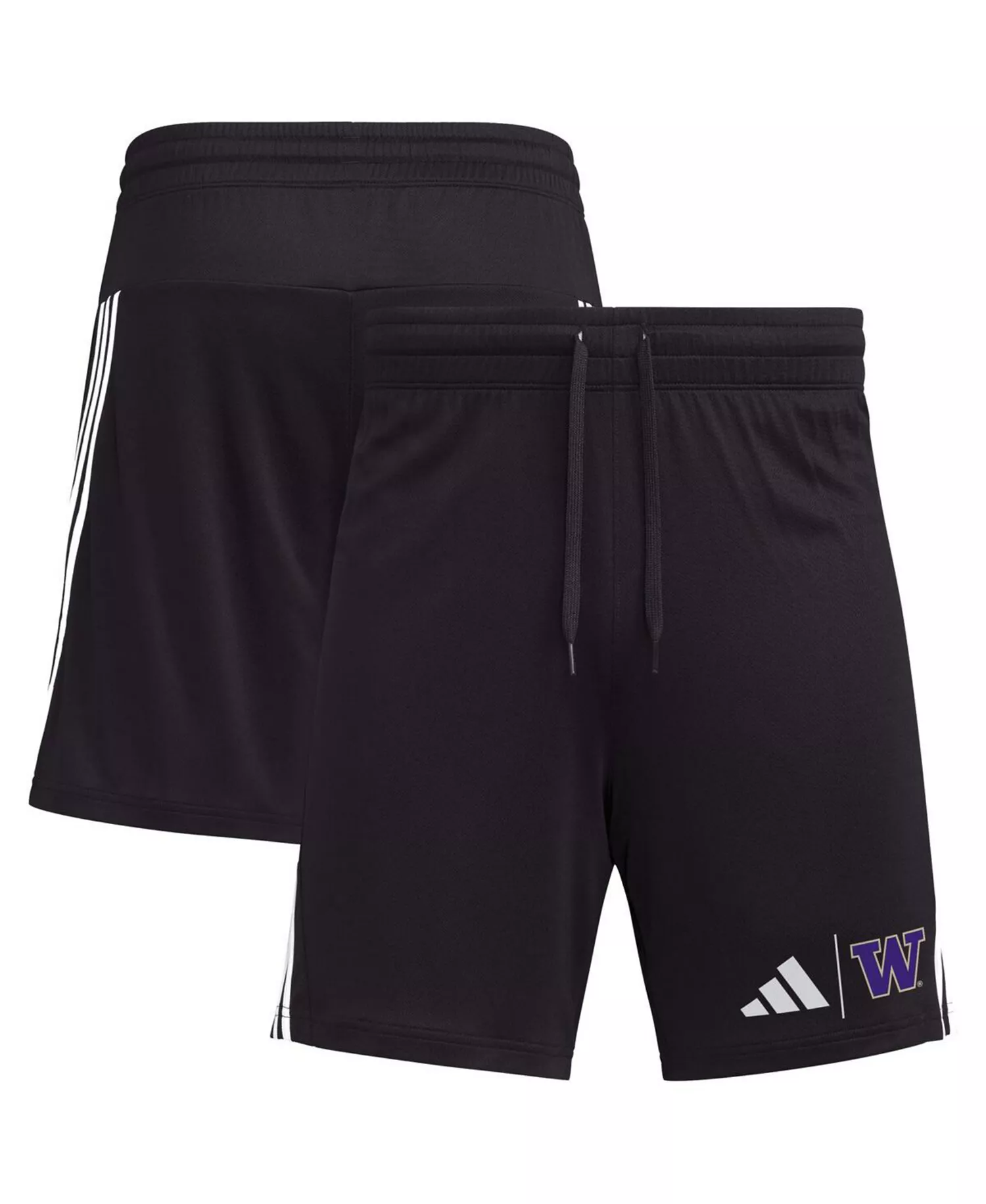 Men's Black Washington Huskies AEROREADY 7" Shorts - Black - 2XL