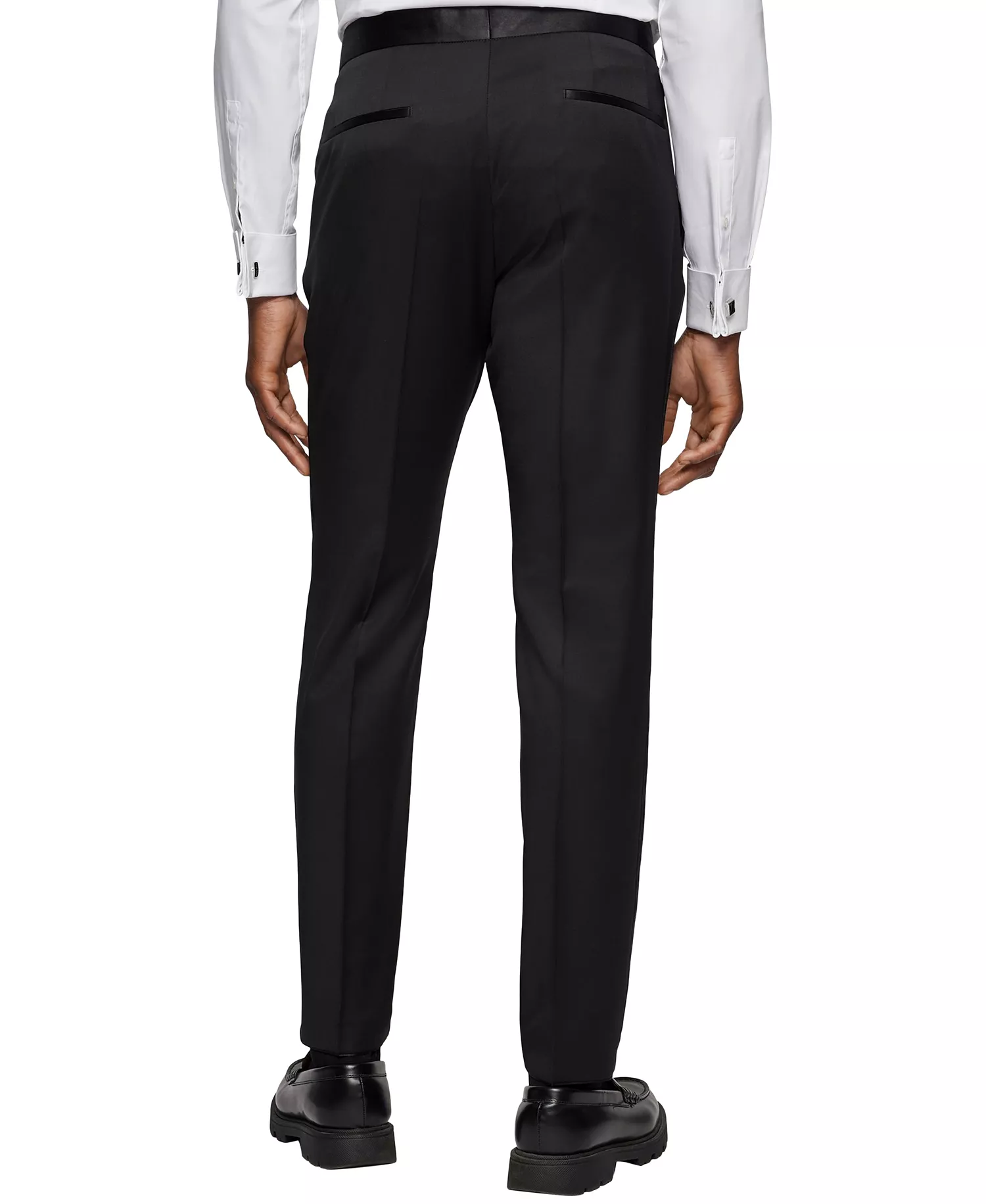 BOSS Men's Tuxedo Trousers - Black - 32R