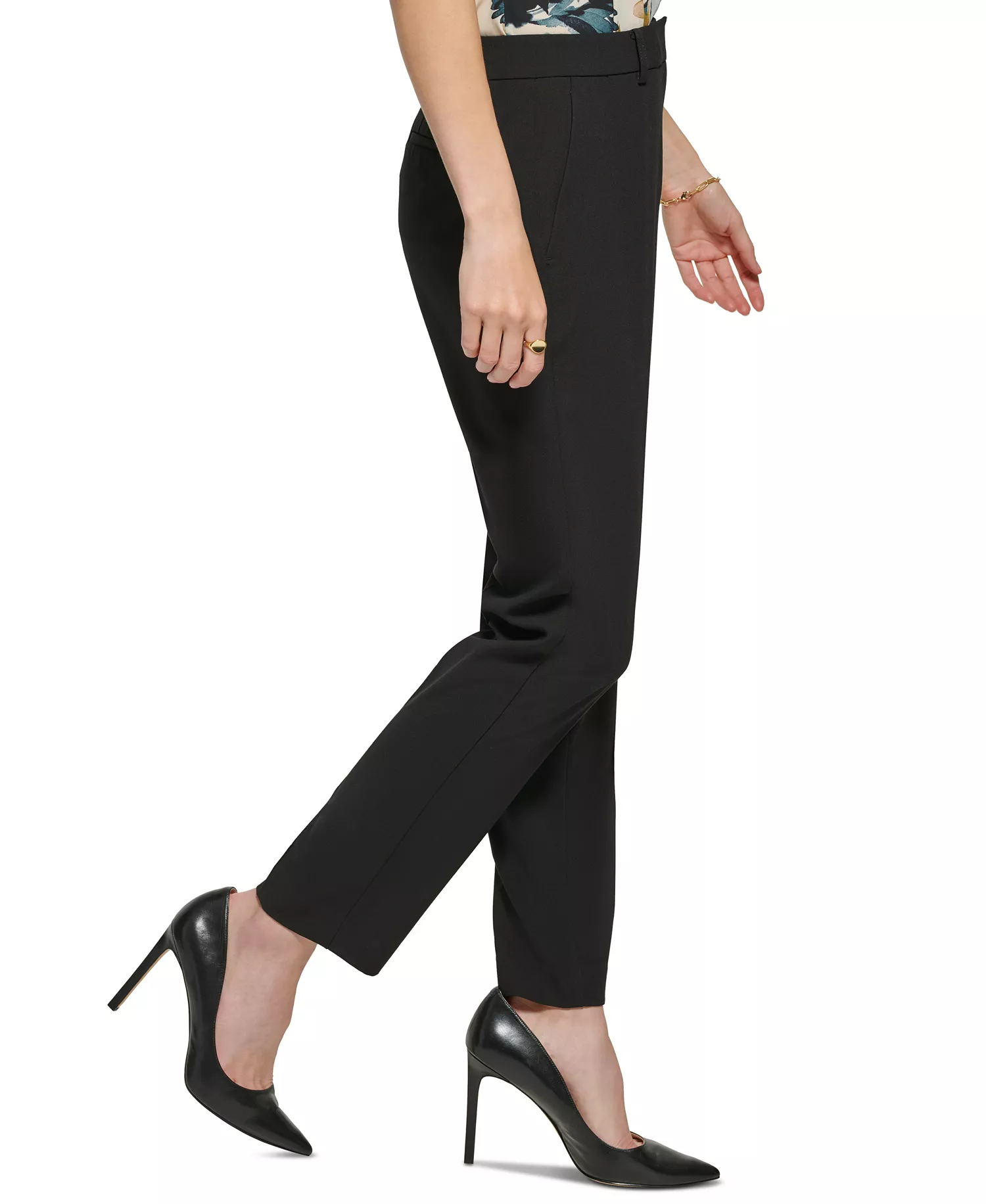 Petite Essex Pants, Created for Macy's - Black - 16P