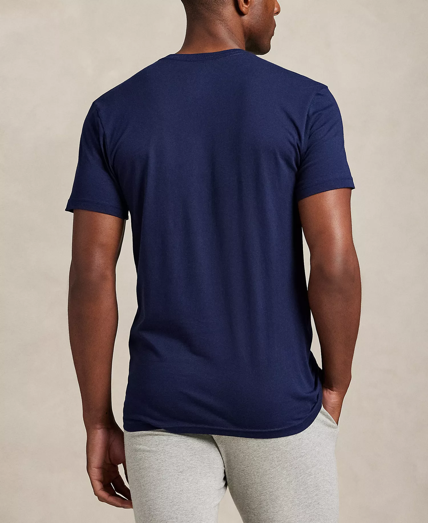 Men's 3-Pack Classic Crewneck T-Shirt - Cruise Navy/White/Moss Agate - L