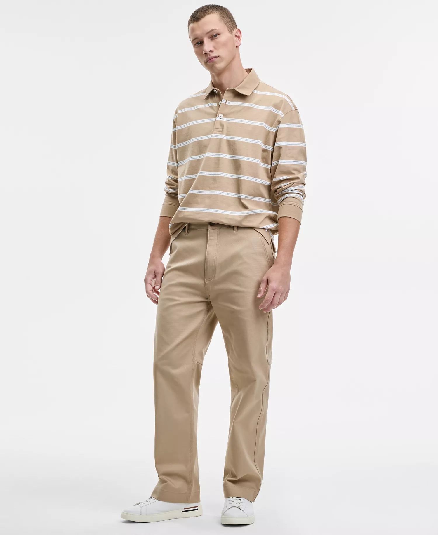 Men's Dalton253 Straight-Fit Canvas Jeans - Tan - 30x32