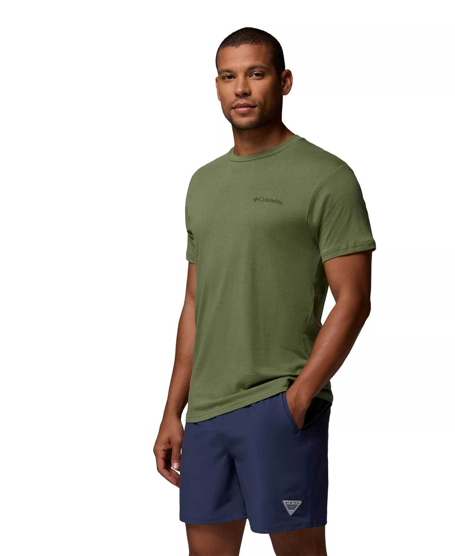 Men's Mist Graphic T-Shirt - Olive - M