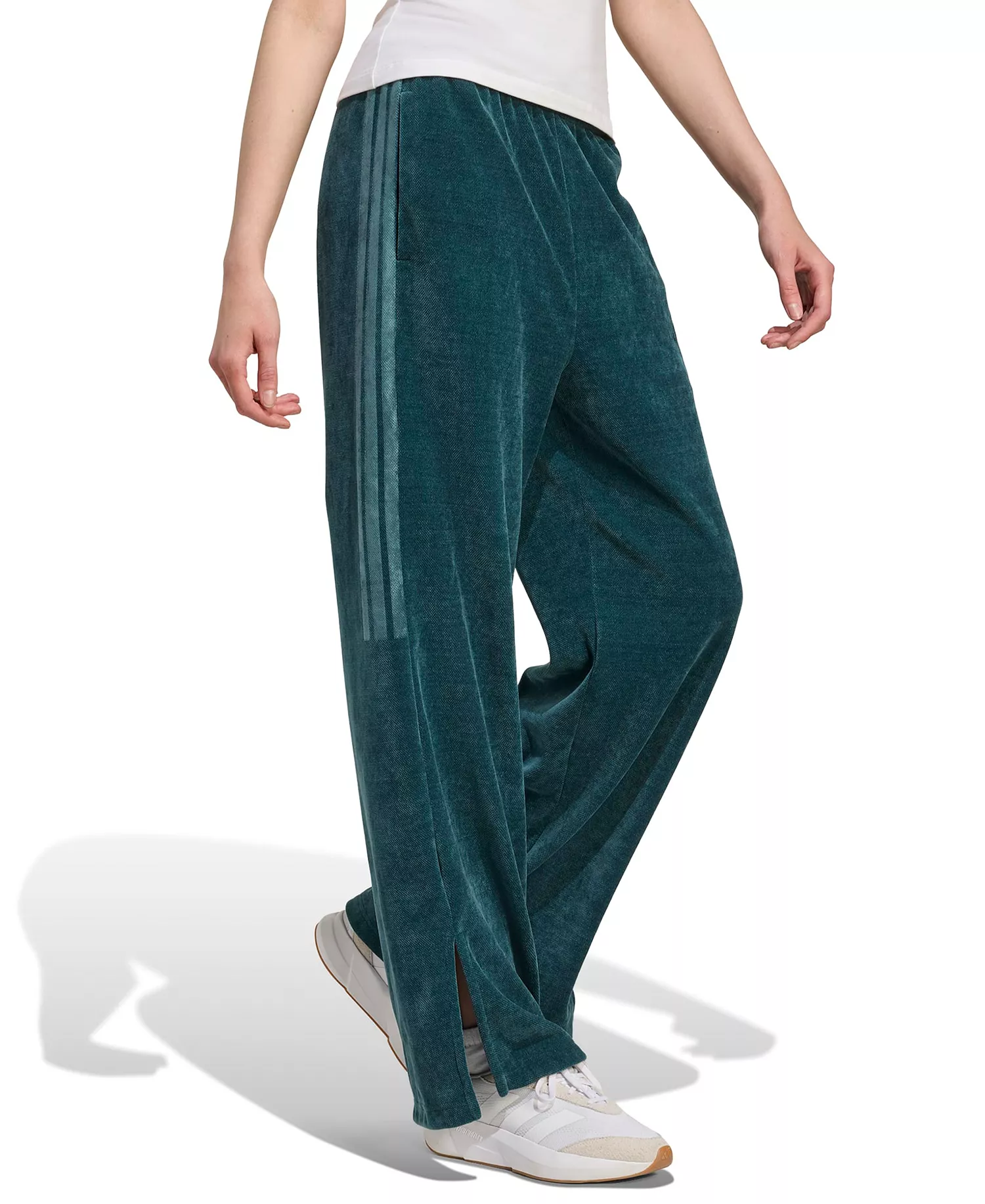 Women's House Of Tiro Velour Open Hem Pants - Aurora Ivy - 2XL