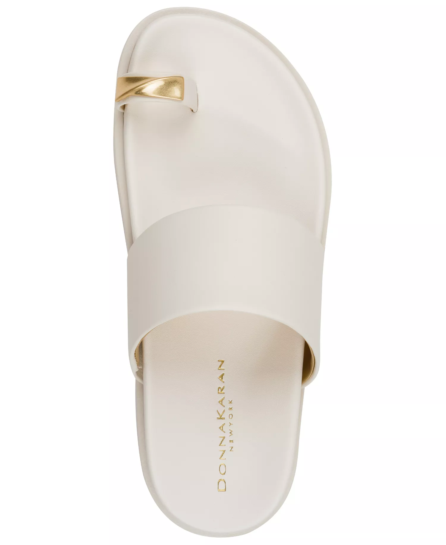 Women's Hooper Toe Ring Flat Sandals - Ivory - 10
