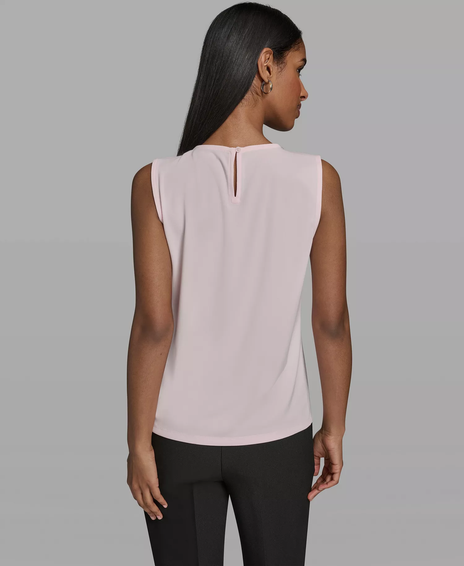 Women's Crewneck Knit Top - Ballet Slipper - L