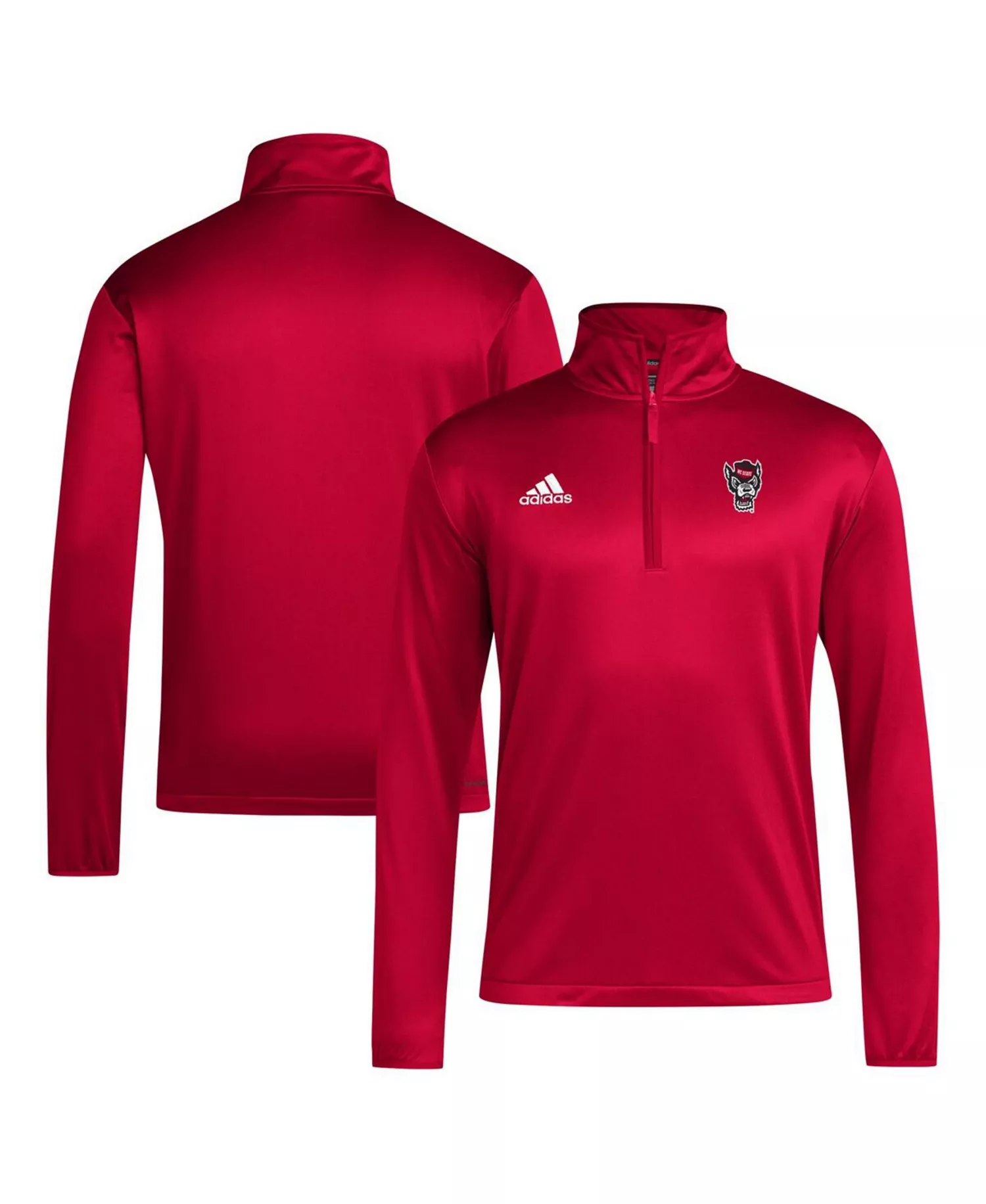 Men's Red NC State Wolfpack Coaches Sideline Quarter-Zip Top - Red - 2XL