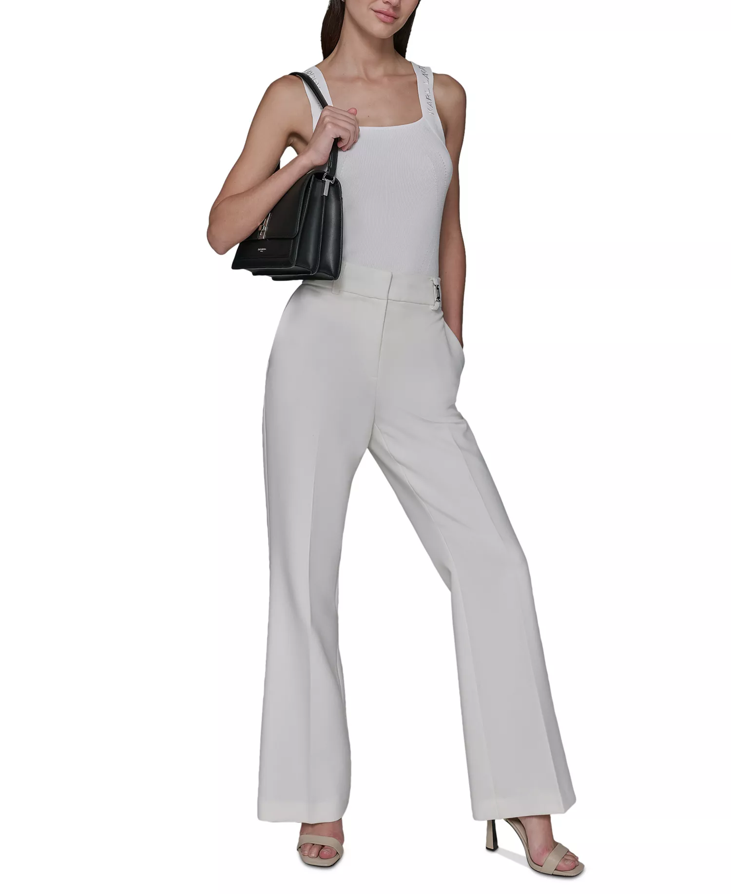 Mercerie Medium Leather Satchel - Black - NO SIZE