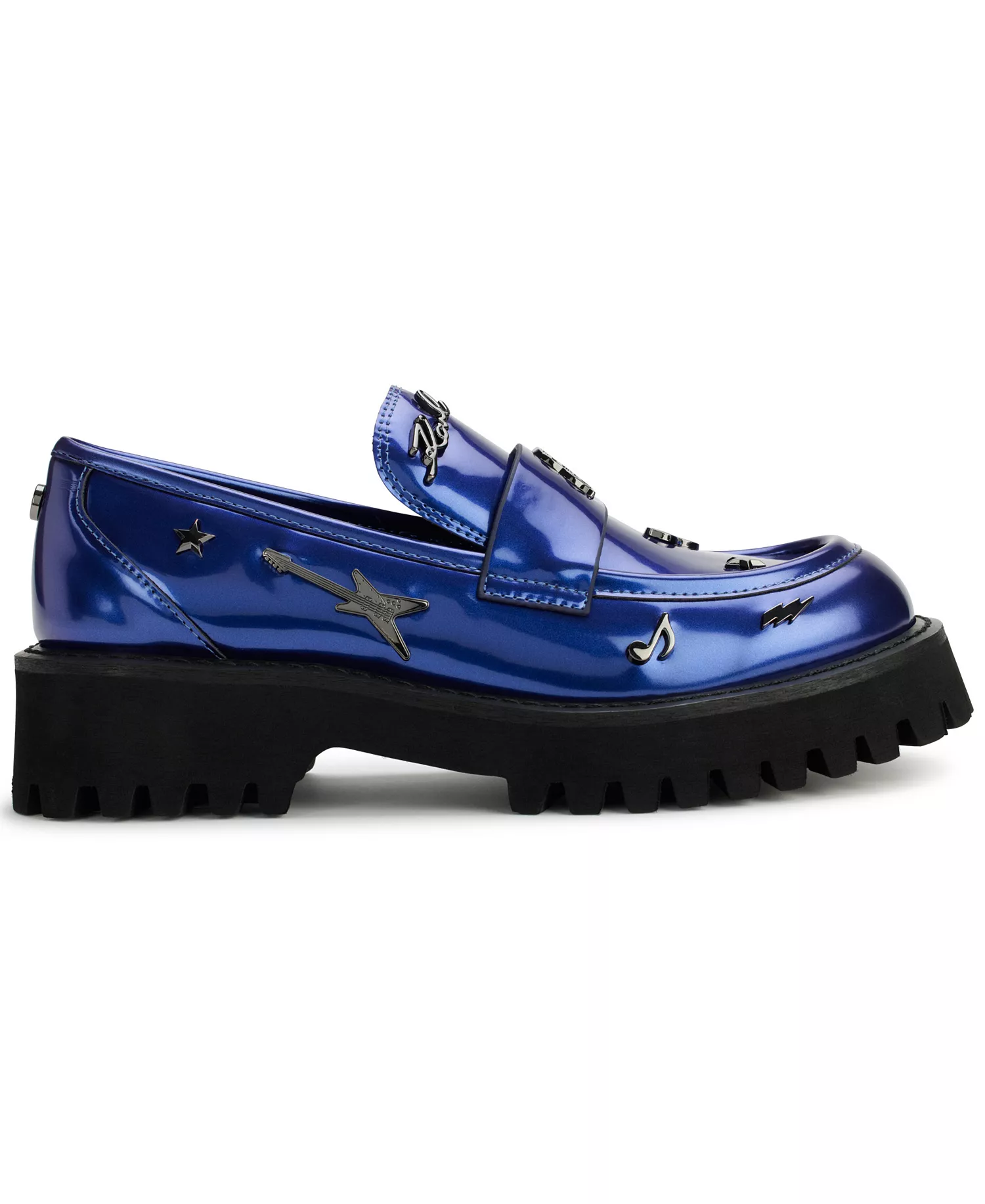 Women's Gaston Rocker Almond Toe Lug Loafers - Cobalt Blue - 5.5M