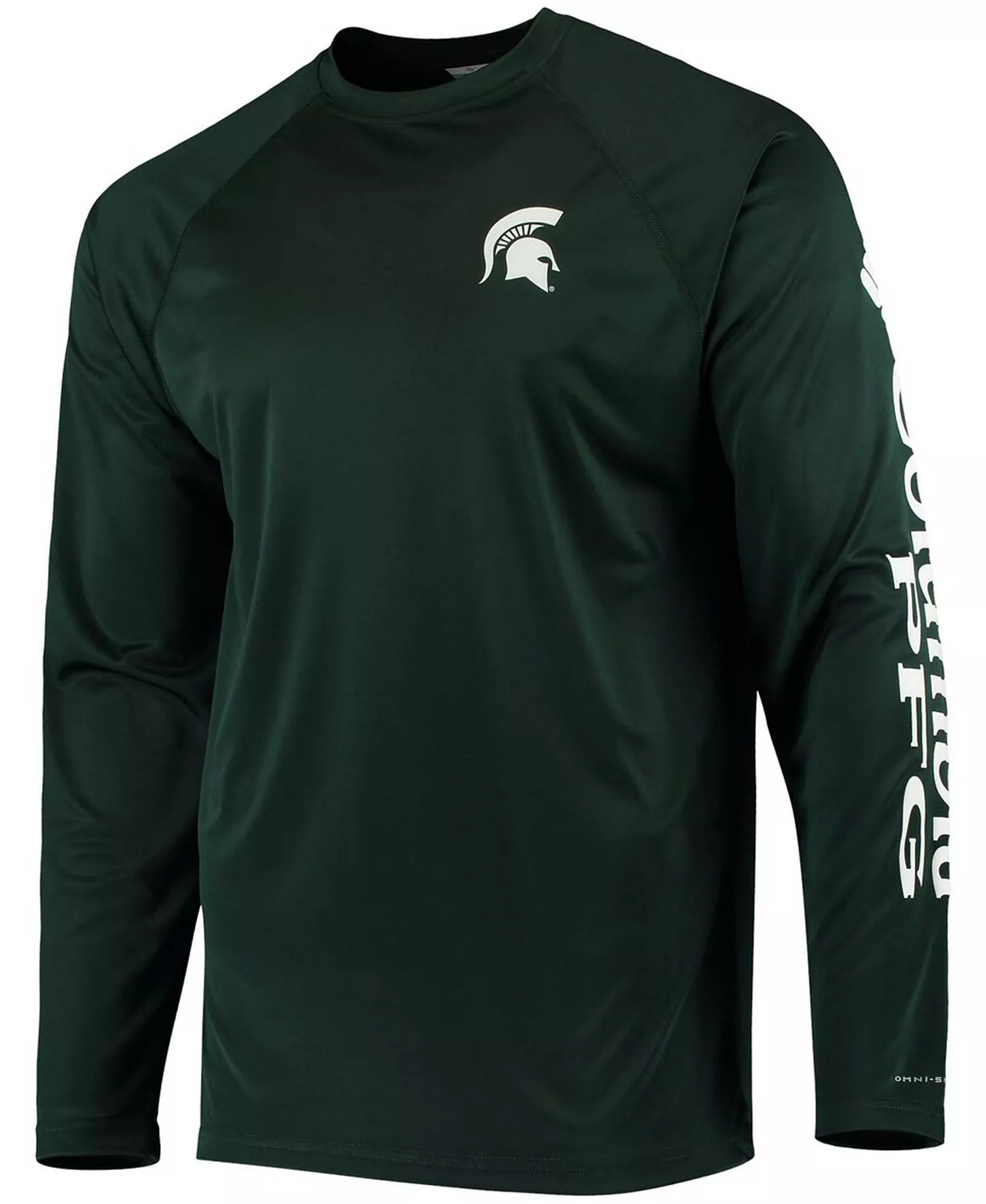 Men's PFG Green Michigan State Spartans Terminal Tackle Omni-Shade Long Sleeve T-shirt - Green - L