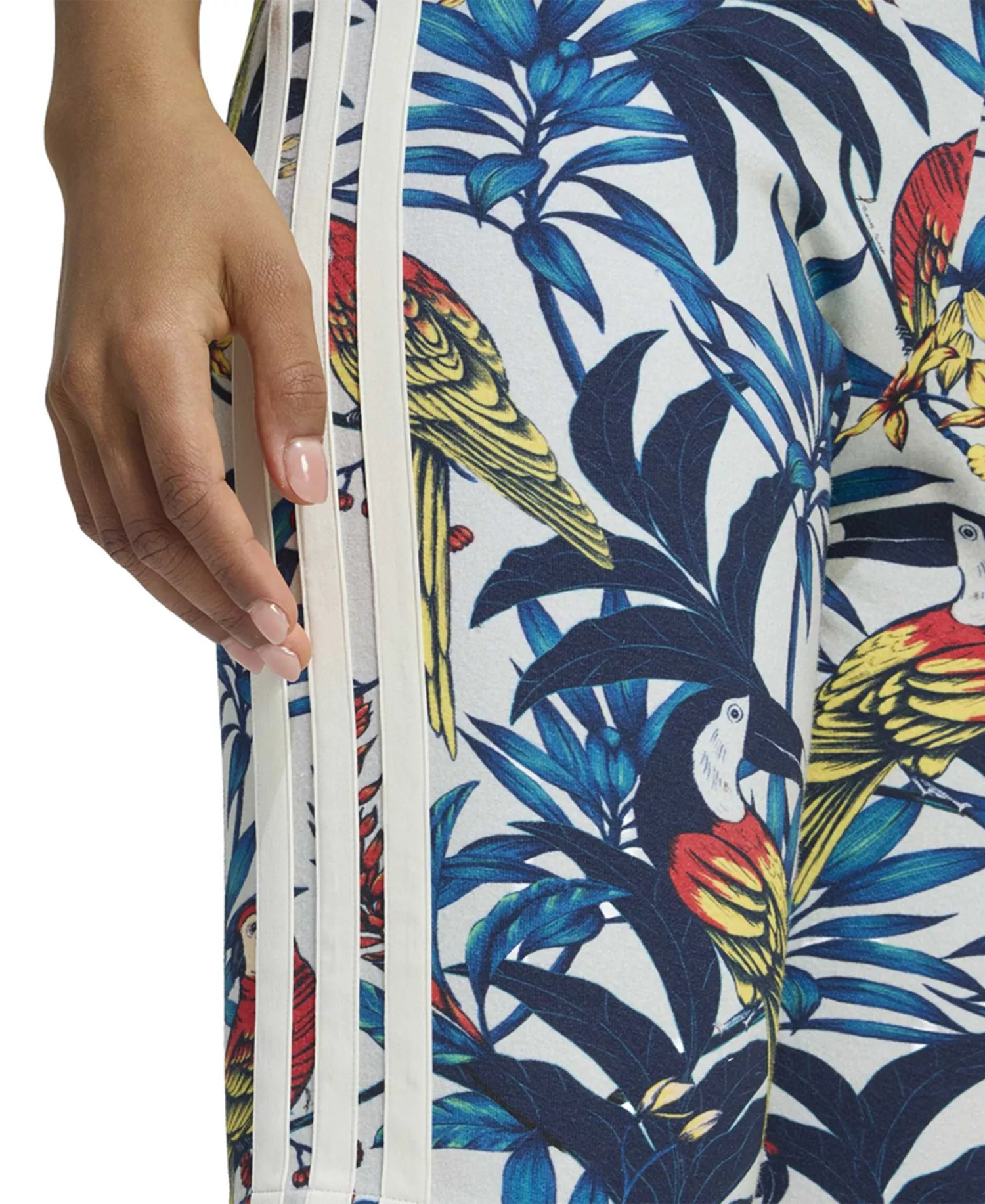 Women's x FARM Rio Bike Shorts - Talc/Stone Fade Gold/Cream White - M