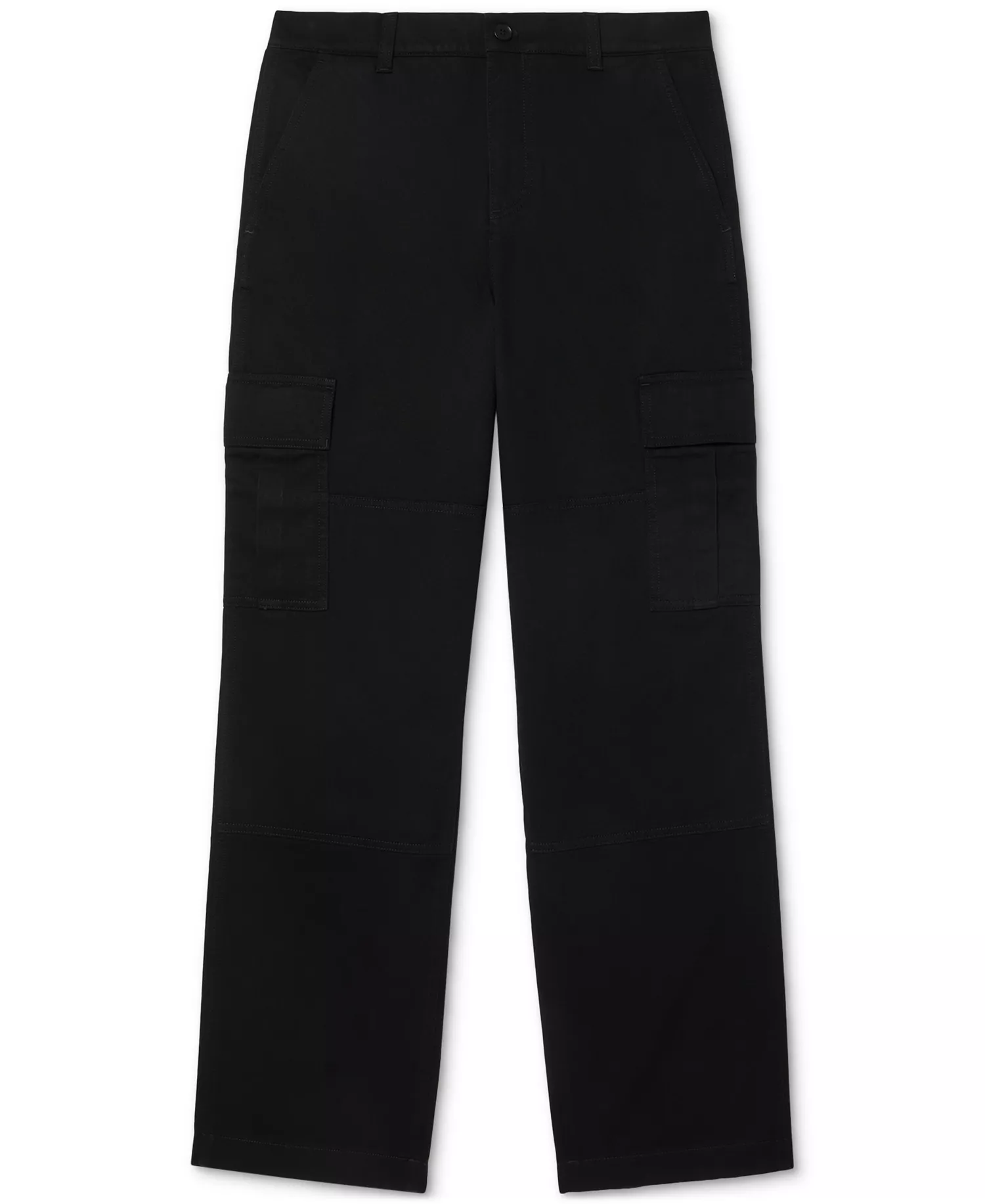 Men's Straight-Fit Cargo Pants - 031 - Black - 38
