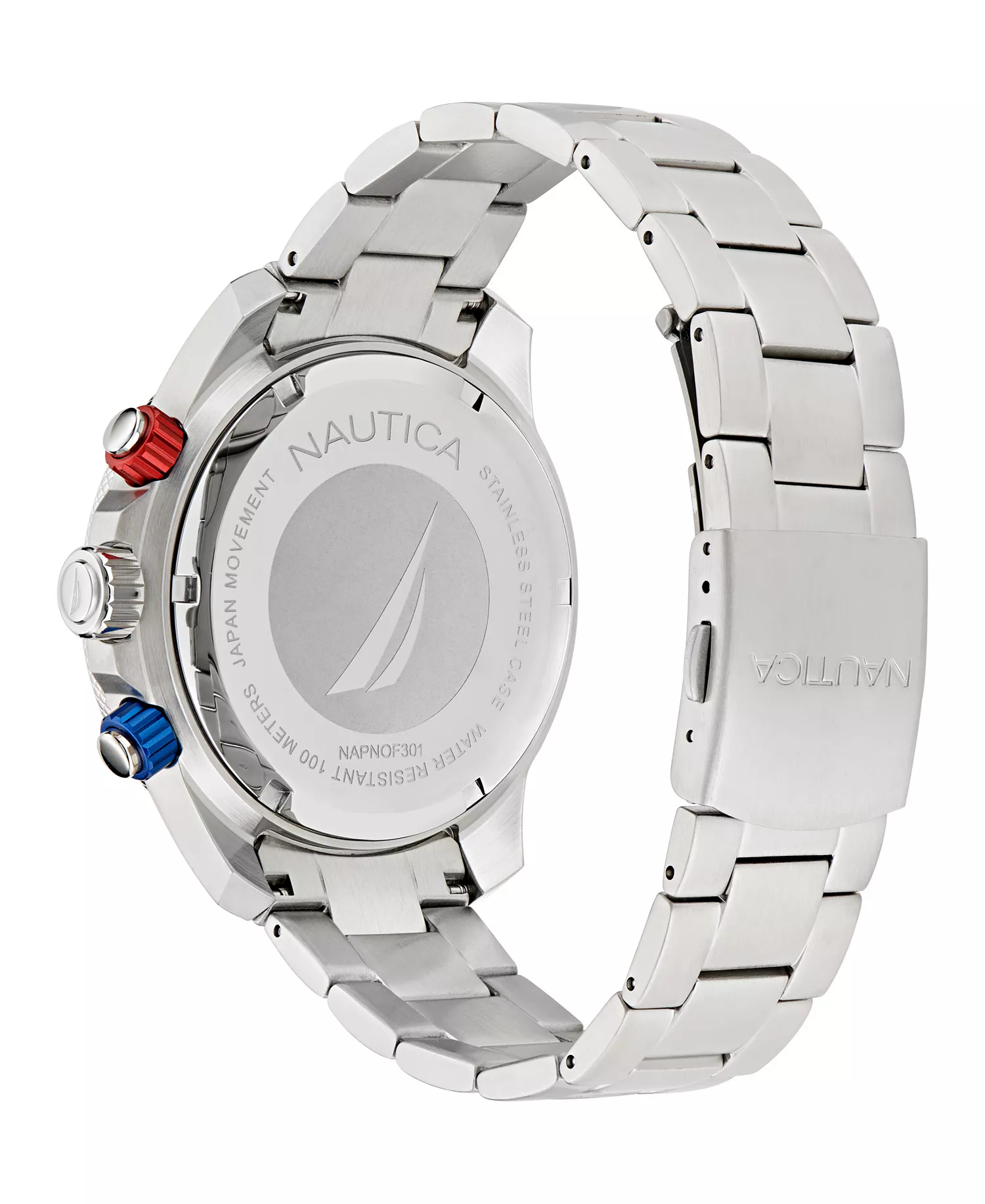 Men's Chronograph Silver-Tone Stainless Steel Watch Set, 48mm - Silver-Tone - NO SIZE