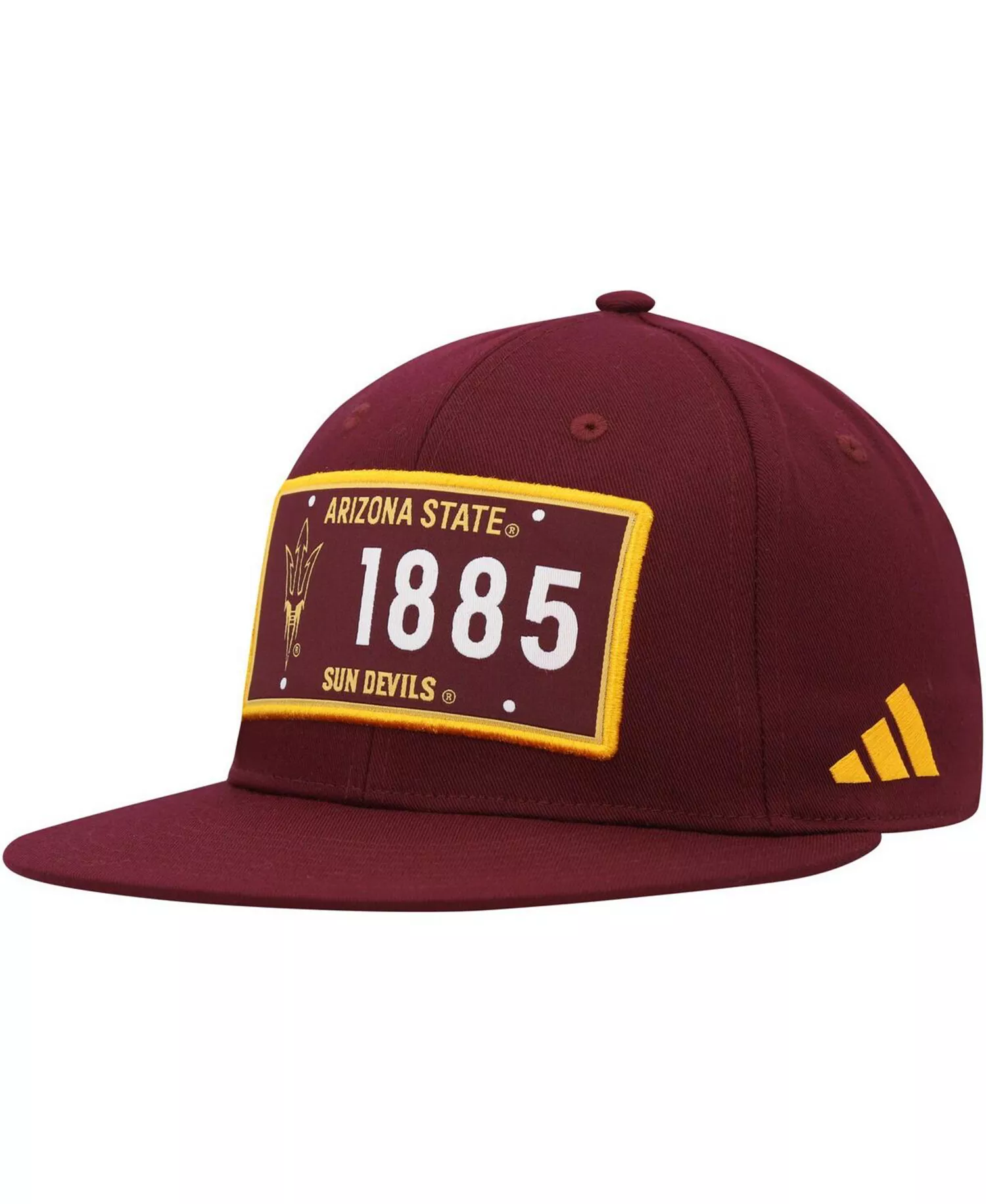 Men's Maroon Arizona State Sun Devils Established Snapback Hat - Maroon - One Size Fits All