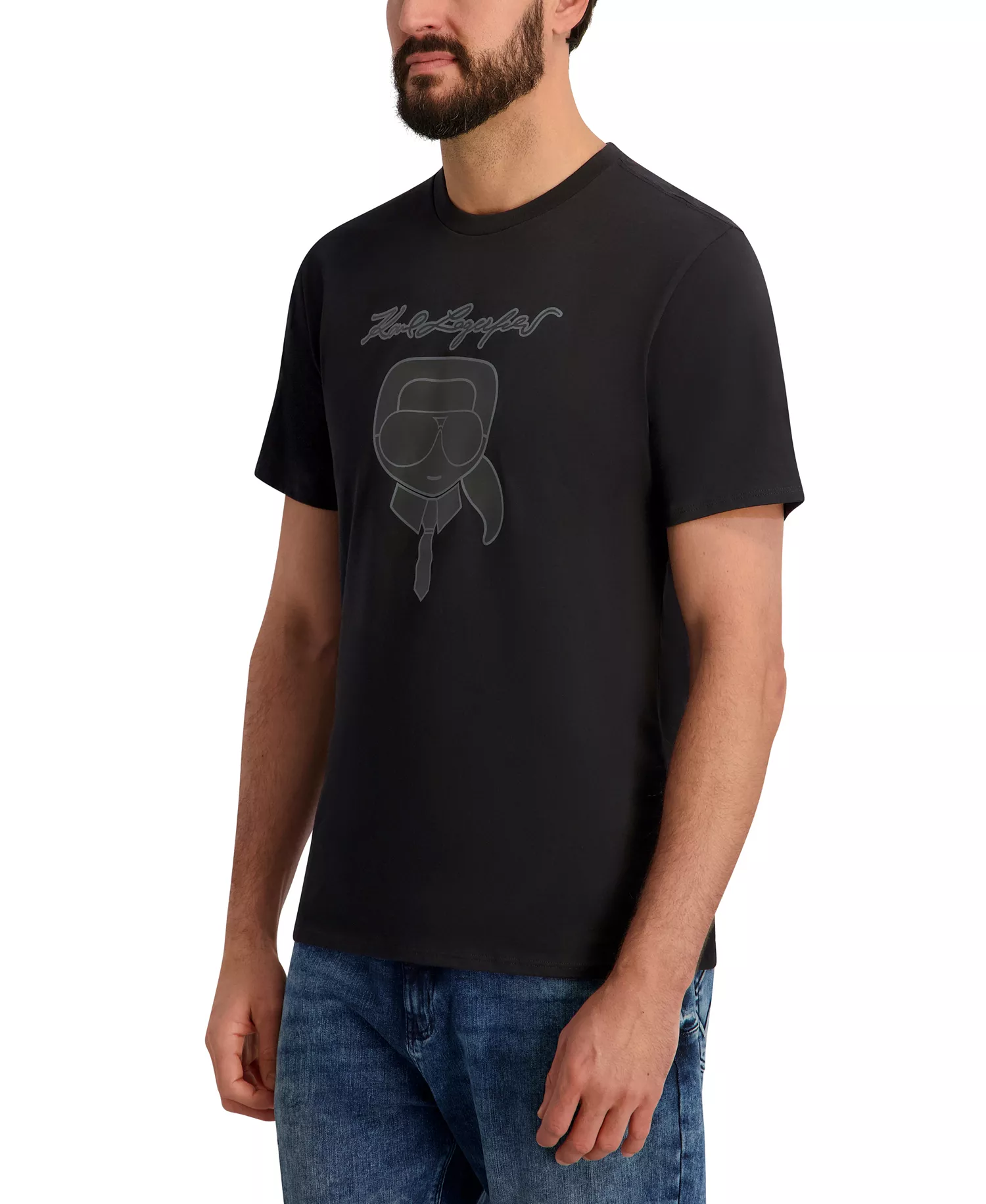 Men's Short-Sleeve T-Shirt - Black - 2XL