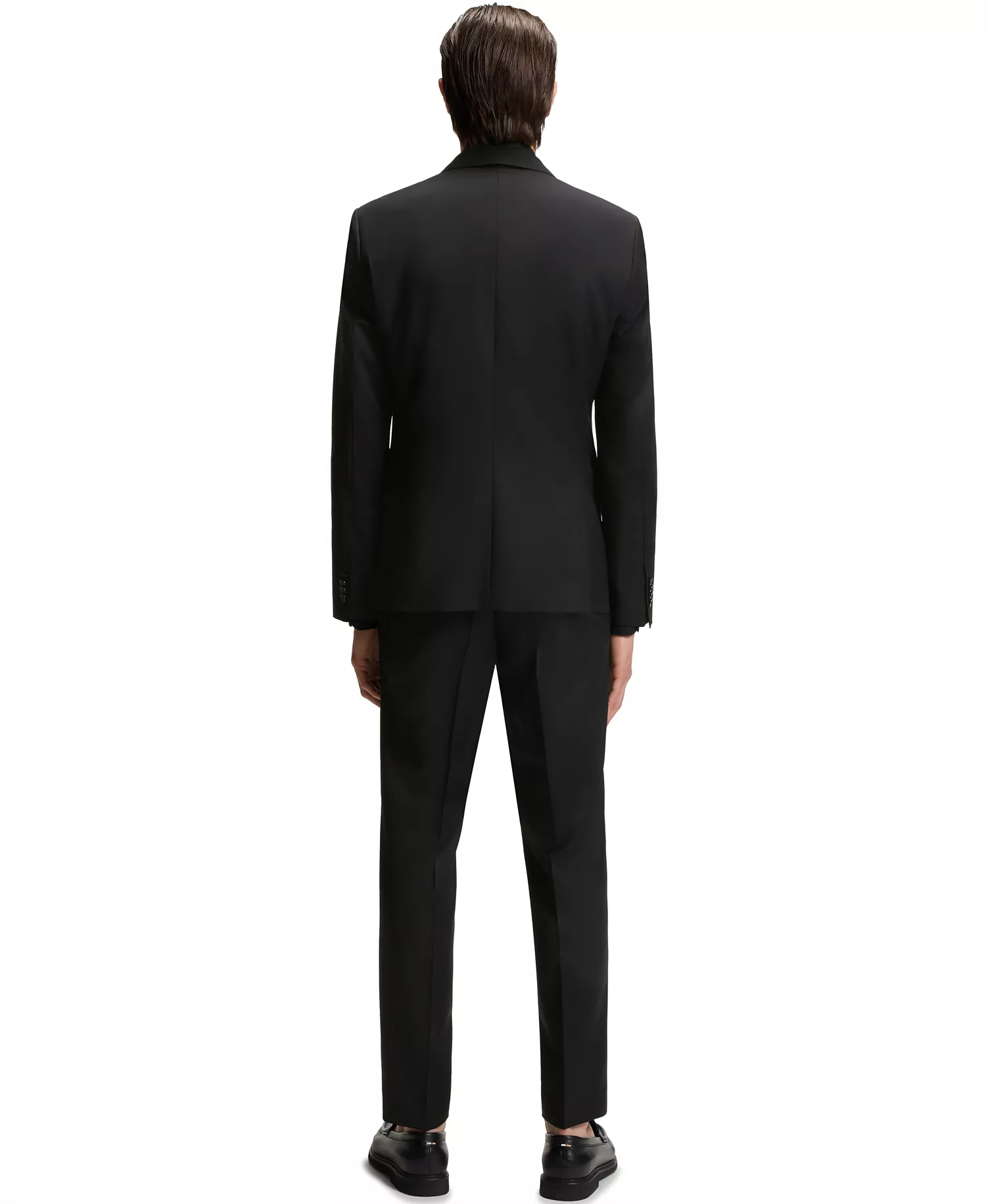BOSS Men's Single-Breasted Jacket - Black - 34R - Long