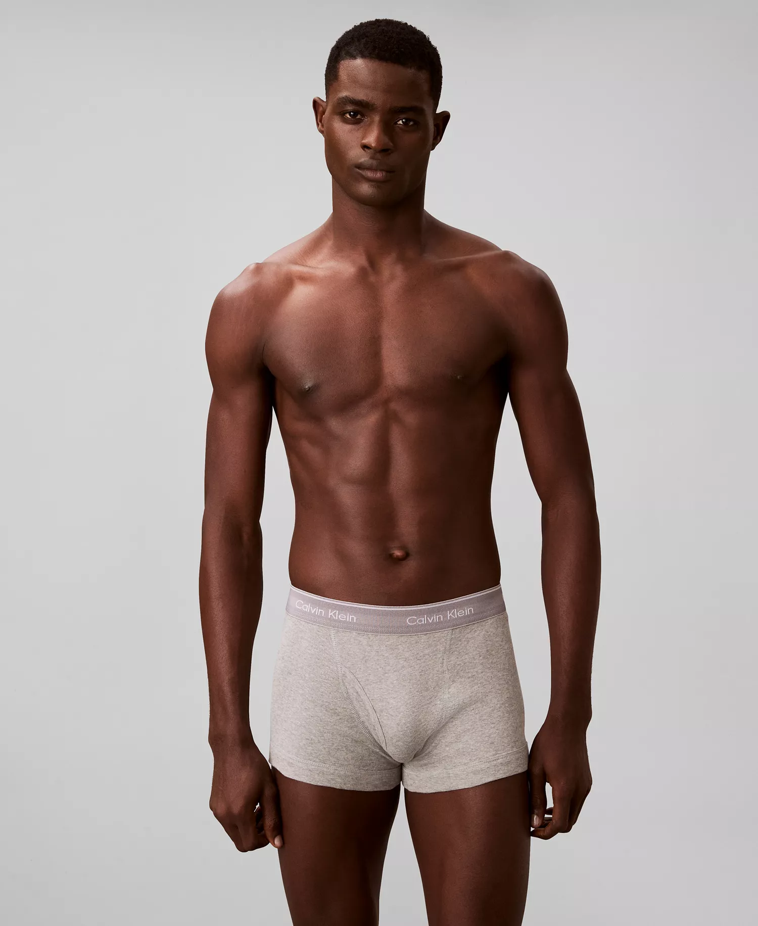 Men's 5-Pack Cotton Classic Trunk Underwear - Black - L