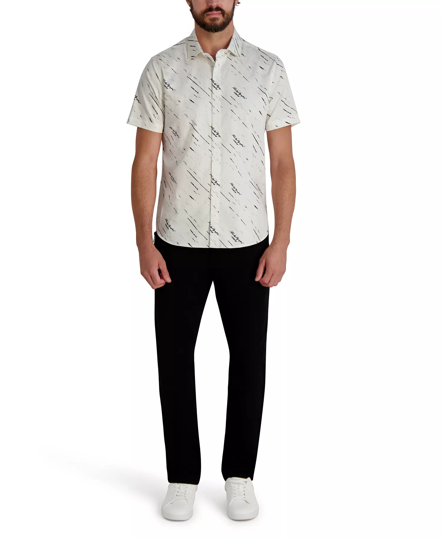 Men's Short Sleeve Shirt - White - 2XL