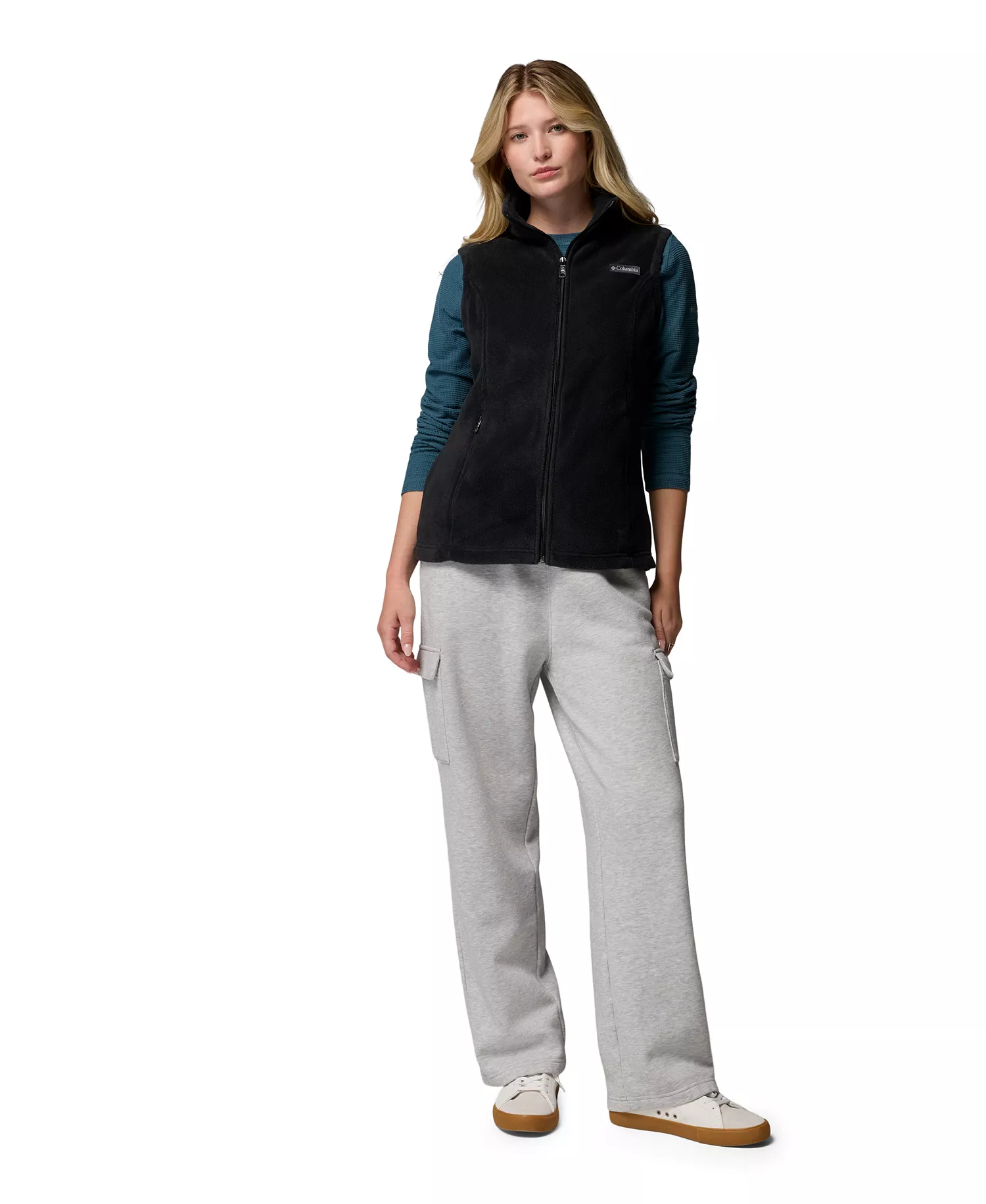 Women's Benton Springs Fleece Vest - Black - 1X