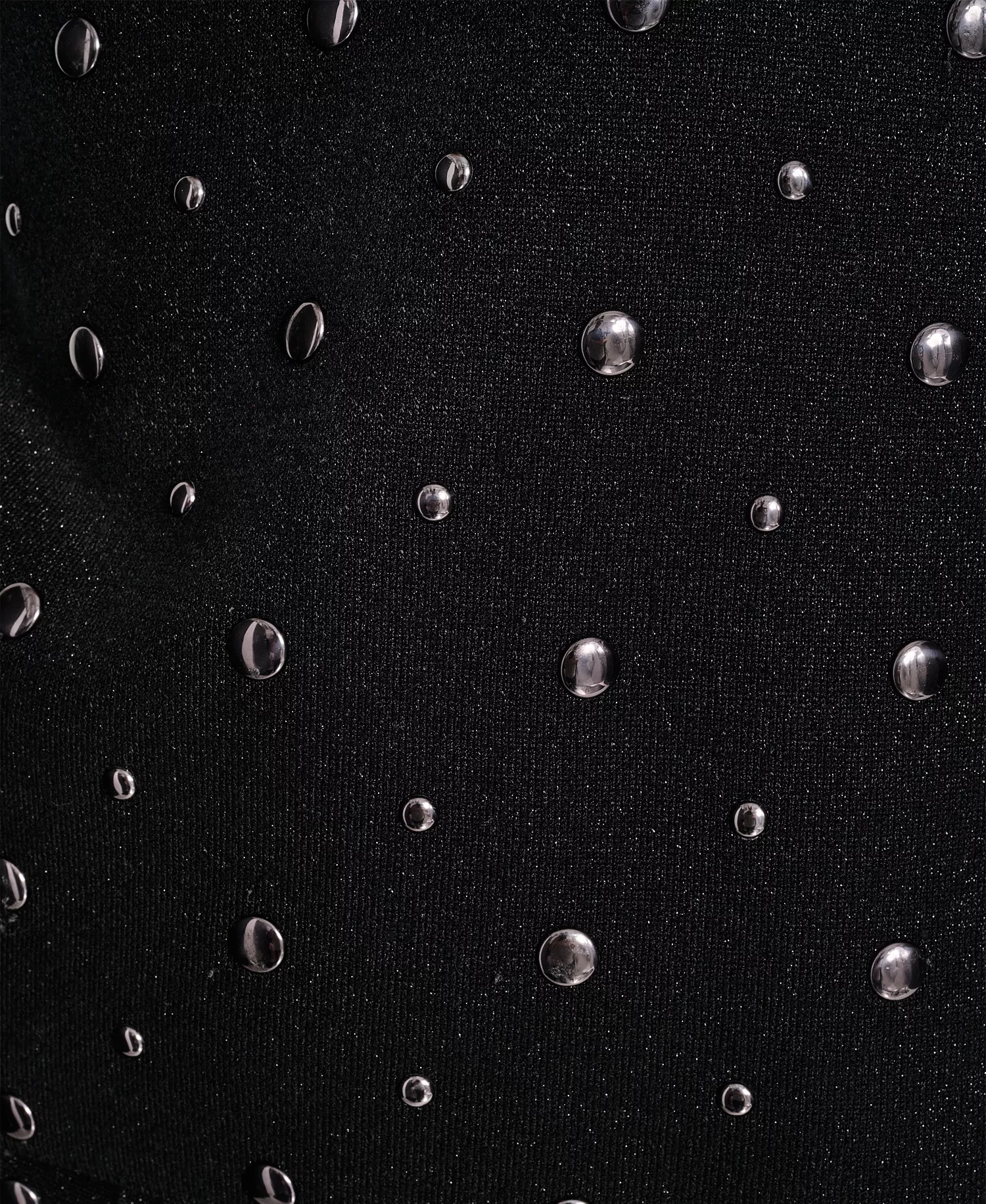 Women's Studded Pull On Sweater - Black - XL