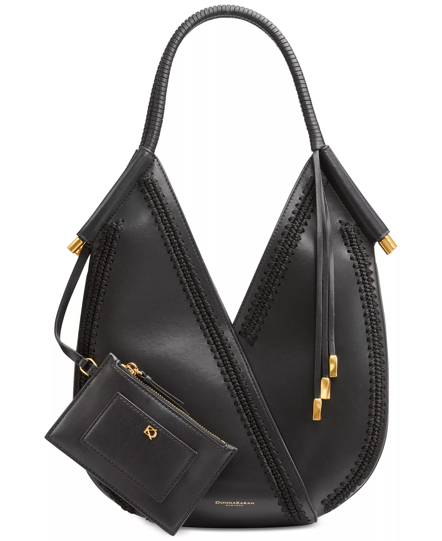 Baldwin Mini Crochet Shoulder Bag - Black - NO SIZE